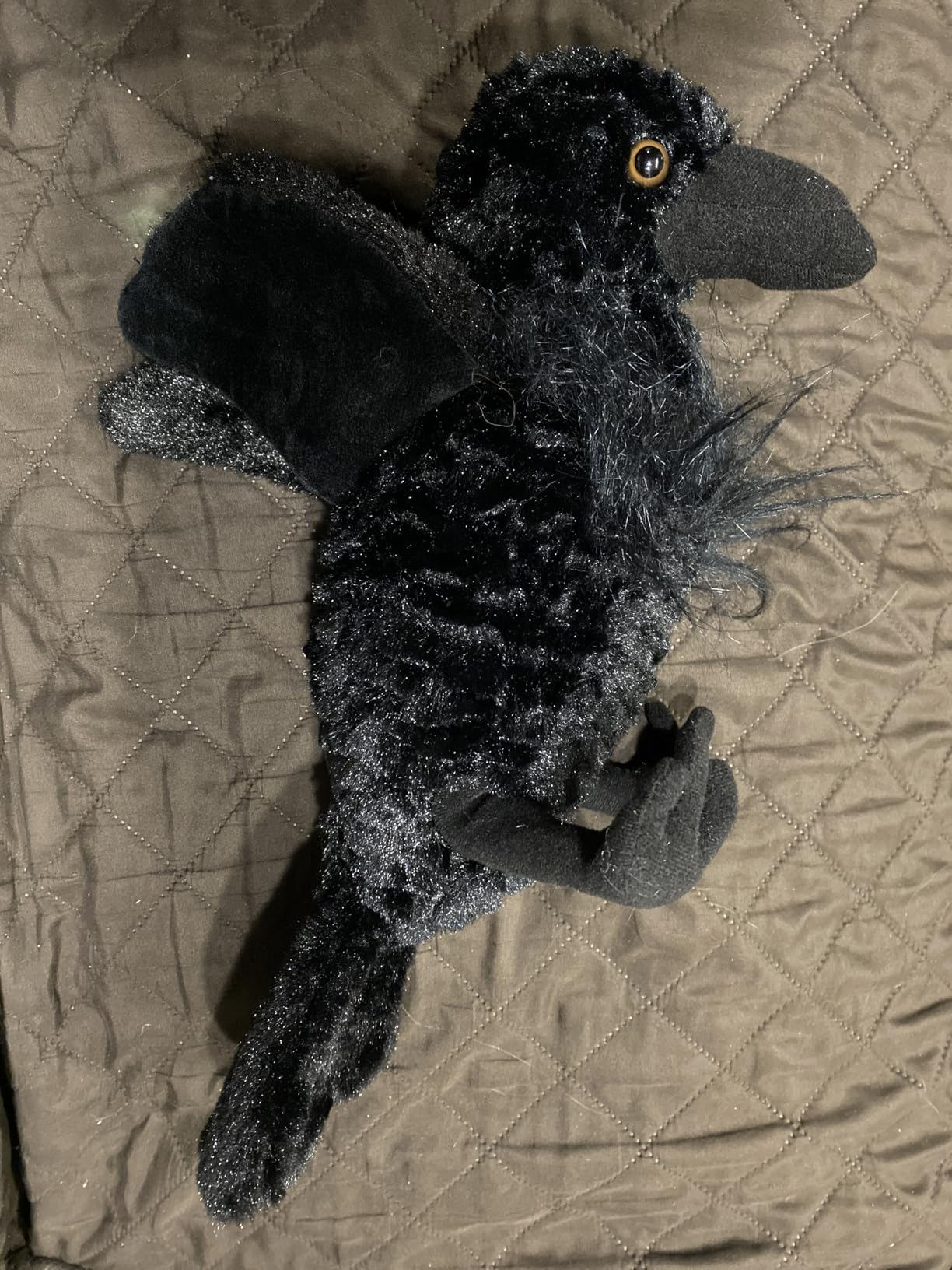 The Petting Zoo Black Raven Stuffed Animal, Wild Onez, Kids Gifts, 12 in | Raven Realistic Wildlife Animals by Zoologee. Great Toys for Girls and Boys. Plush Gifts for Kids customer photo 2
