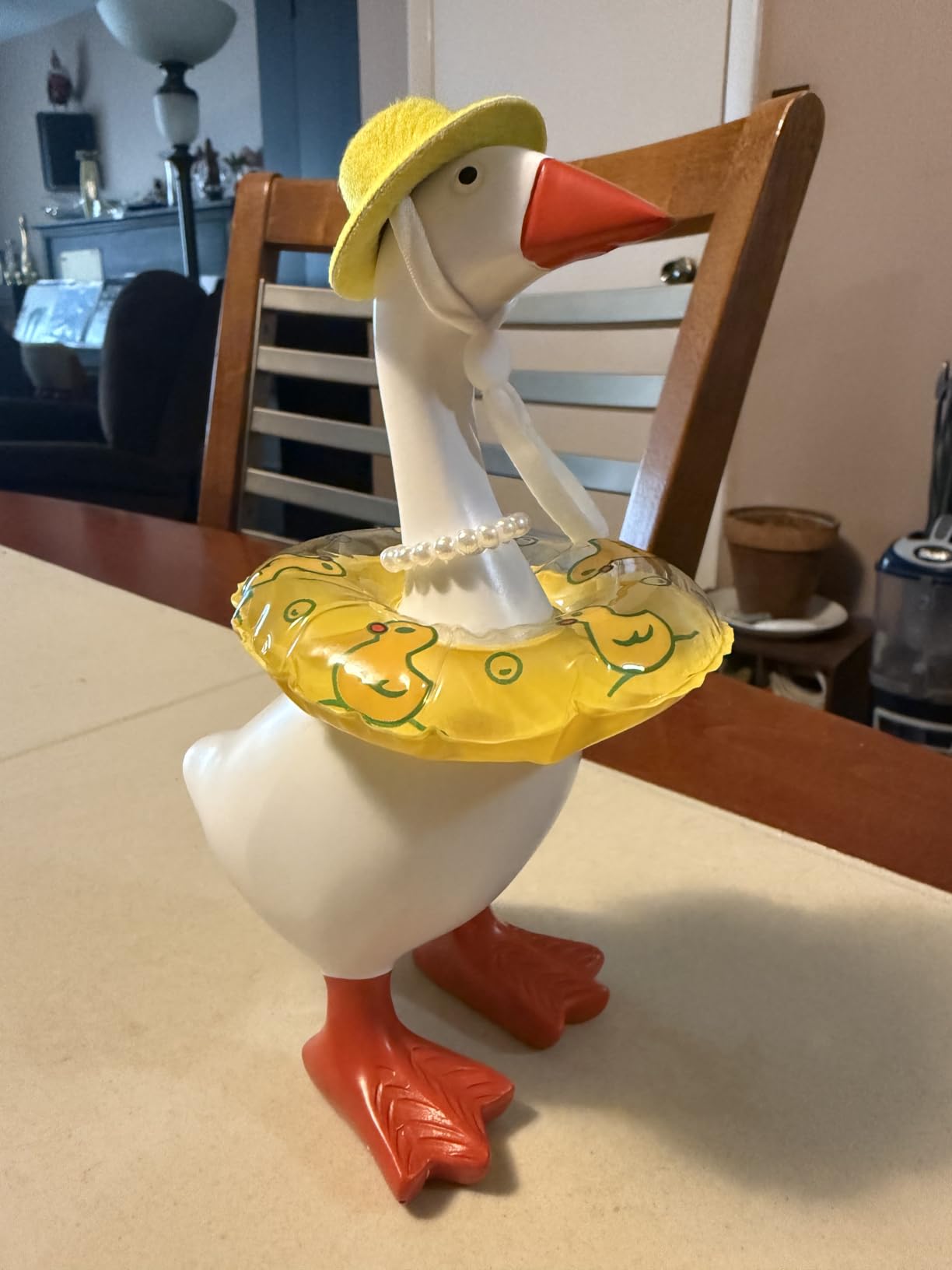 Desk Goose 7 inch Gifts for Women, Mini Desktop Goose Statue Decor for Living Room Bedroom Bookshelf and Office customer photo 2