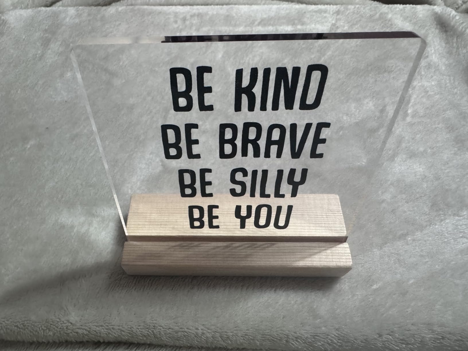 Mental Health Desk Decor Things I Can Control Acrylic Sign | Inspirational Gifts for Women Men Coworkers, Therapist Office Art Decor for Desk Gadgets Table Cubicle Living Room Bedroom customer photo 1