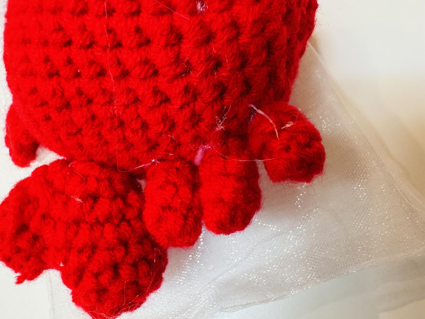 Positive Crochet Crab, Birthday Gifts for Women Men, Mothers Fathers Day Graduation Gift for Him Her Mom Dad, Inspirational Support Don't Be Crabby Be Happy Desk Decor for Son Daughter Friend Coworker customer photo 1