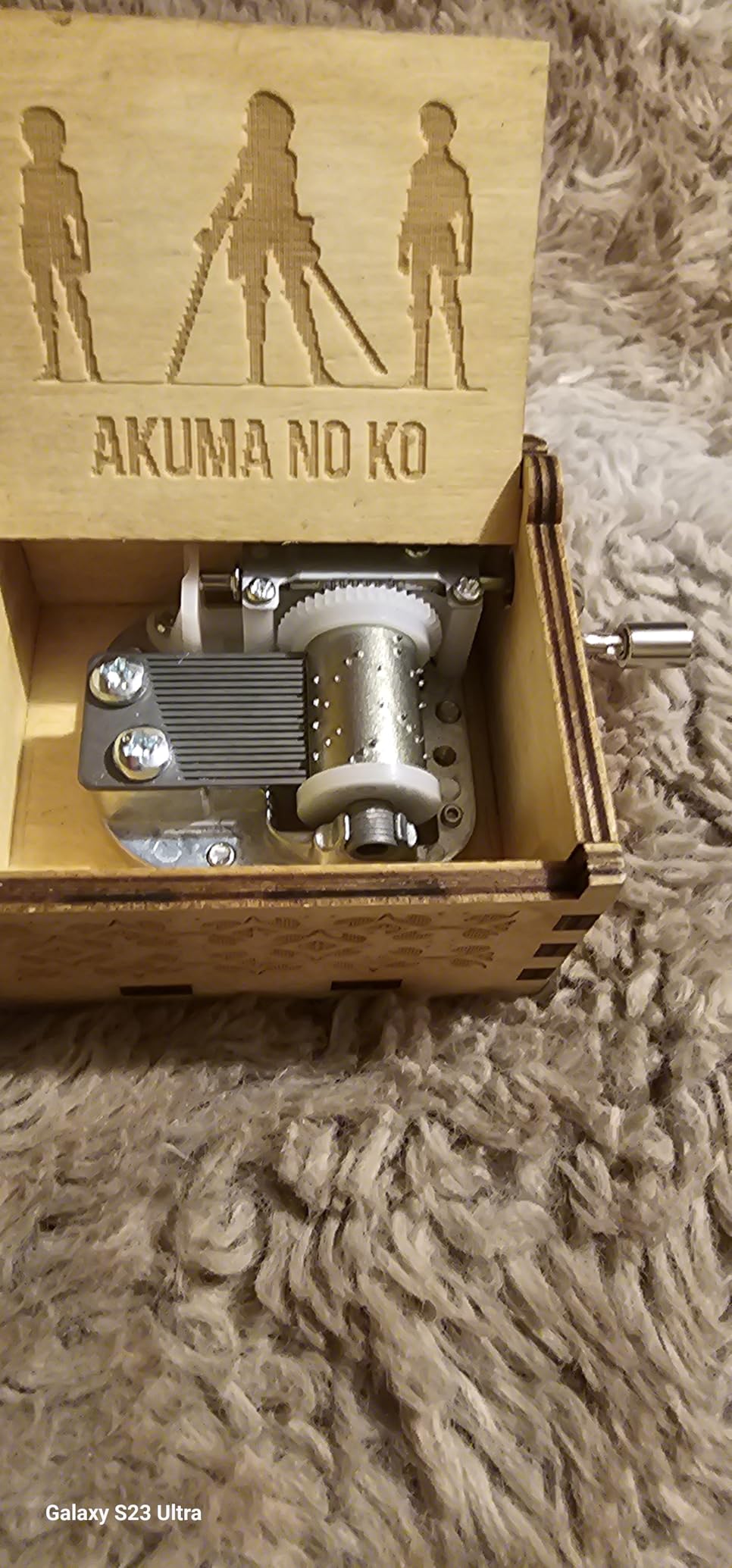 STARRUM Akumas no Ko Music Box Attack Laser Design Hands Crank Musical Box for Men Women on Titan Birthday Christmas gifts customer photo 1
