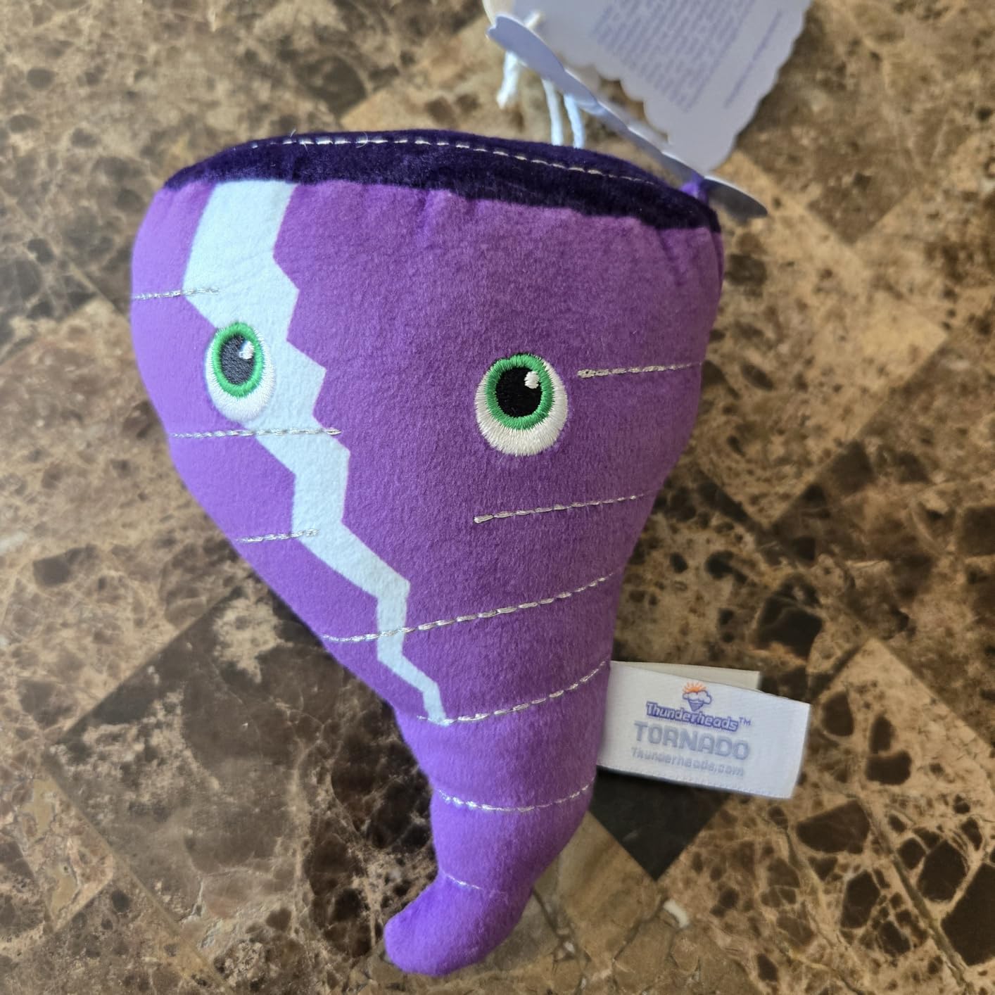 Thunderheads Tornado Plushie, Nature-Inspired Educational Soft Collectible with Fun Fact Card for Exploring Earth & Climate, Eco-Conscious Weather Gift, STEM Learning Tool for Families & Scientist customer photo 1