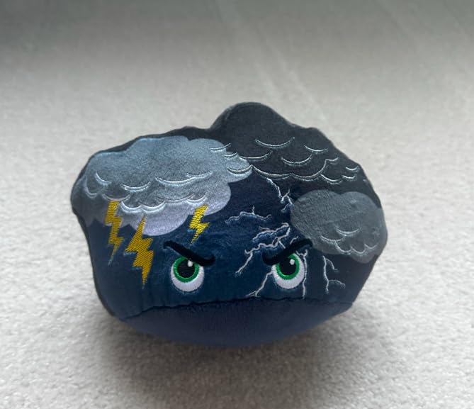 Thunderheads Thunderstorm Plush, Weather-Inspired Educational Soft Collectible with Fact Card for Exploring Earth Science, Gift for Nature Lovers, Storm Chasers, STEM Learning for Families & Friends customer photo 2