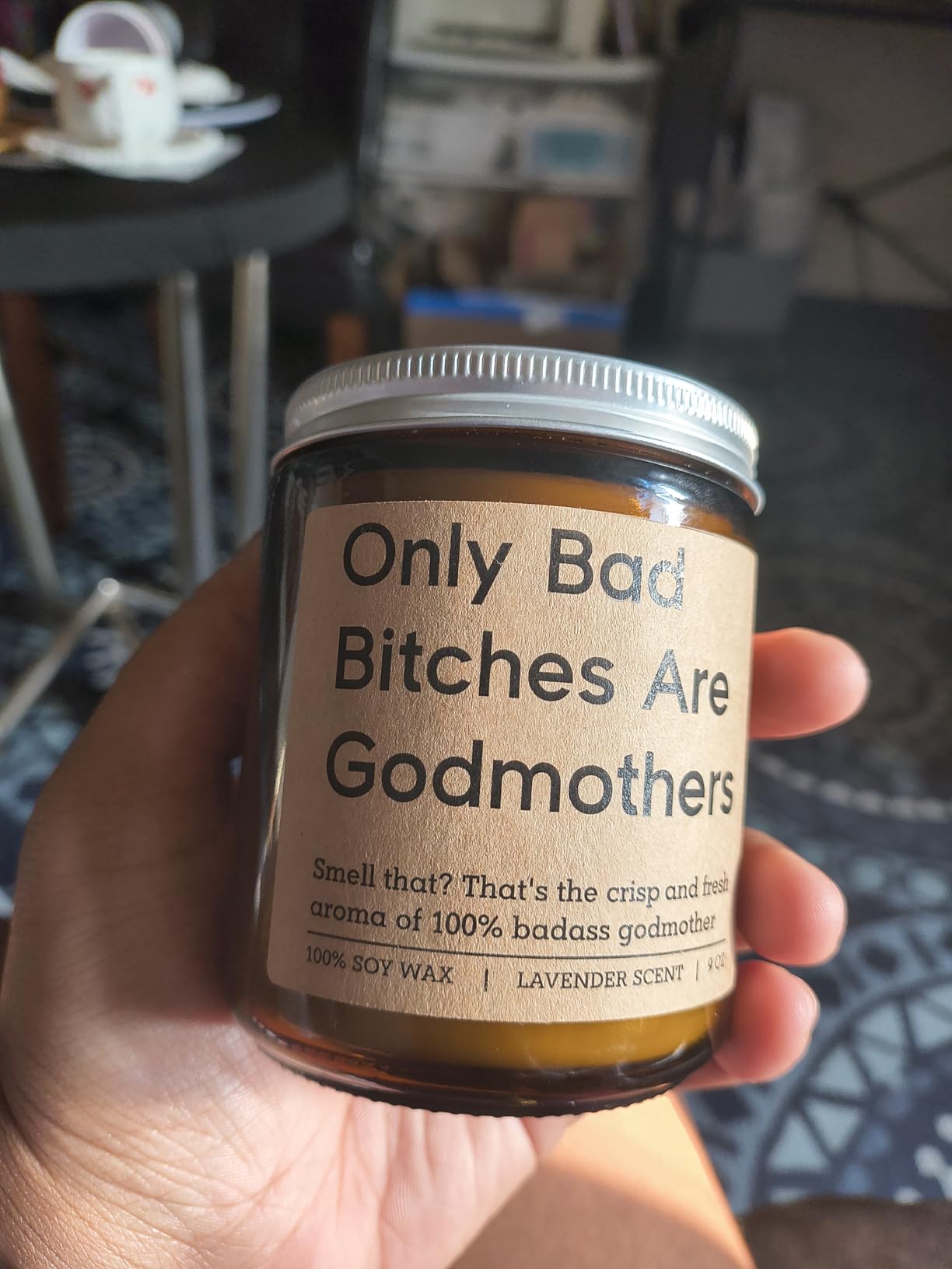 Fairy's Gift Candles, Godmother Gifts, God Mother Proposal Gifts for Women | Godparent Day, Christmas, Godmother Proposal, Godmom Presents, Funny God Mom Presents for Her Bestie Sister Aunt Friend customer photo 2