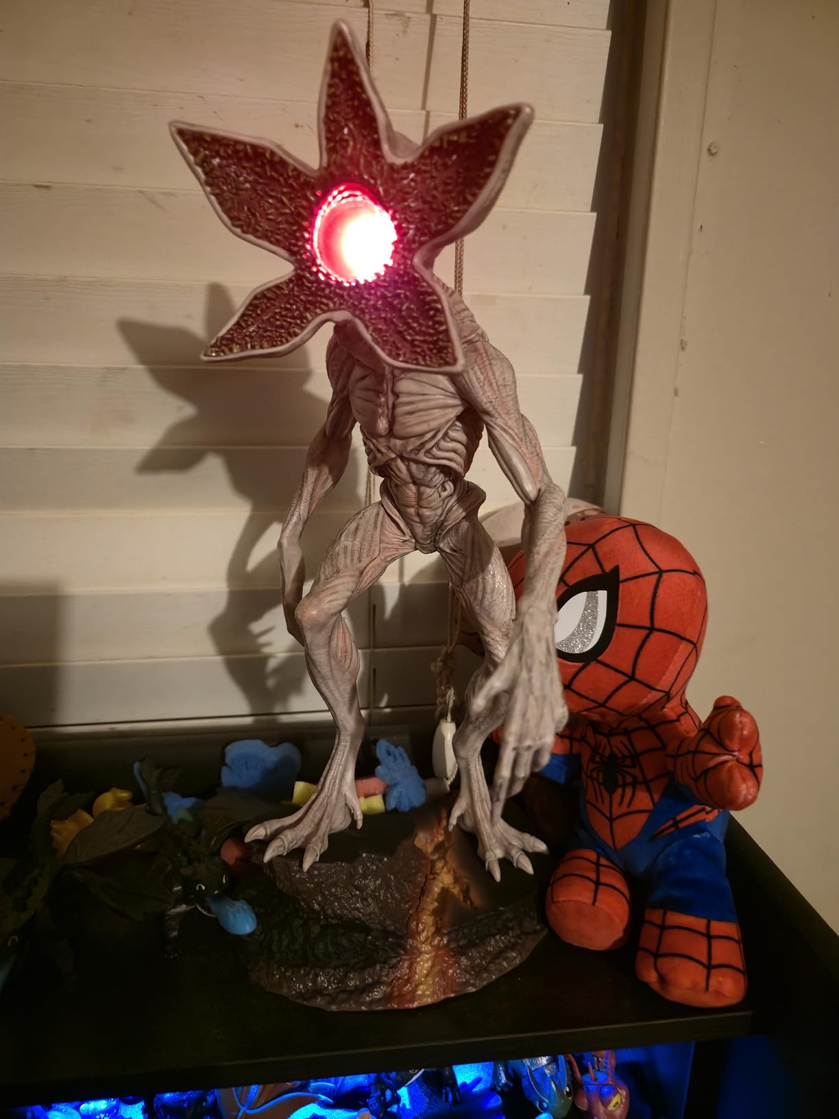 Grupo Erik Stranger Things Lamp Collector Edition - Stranger Things Merch | Stranger Things Room Decor - Official Netflix Merchandise - Demogorgon Figure - USB and Battery Powered customer photo 1