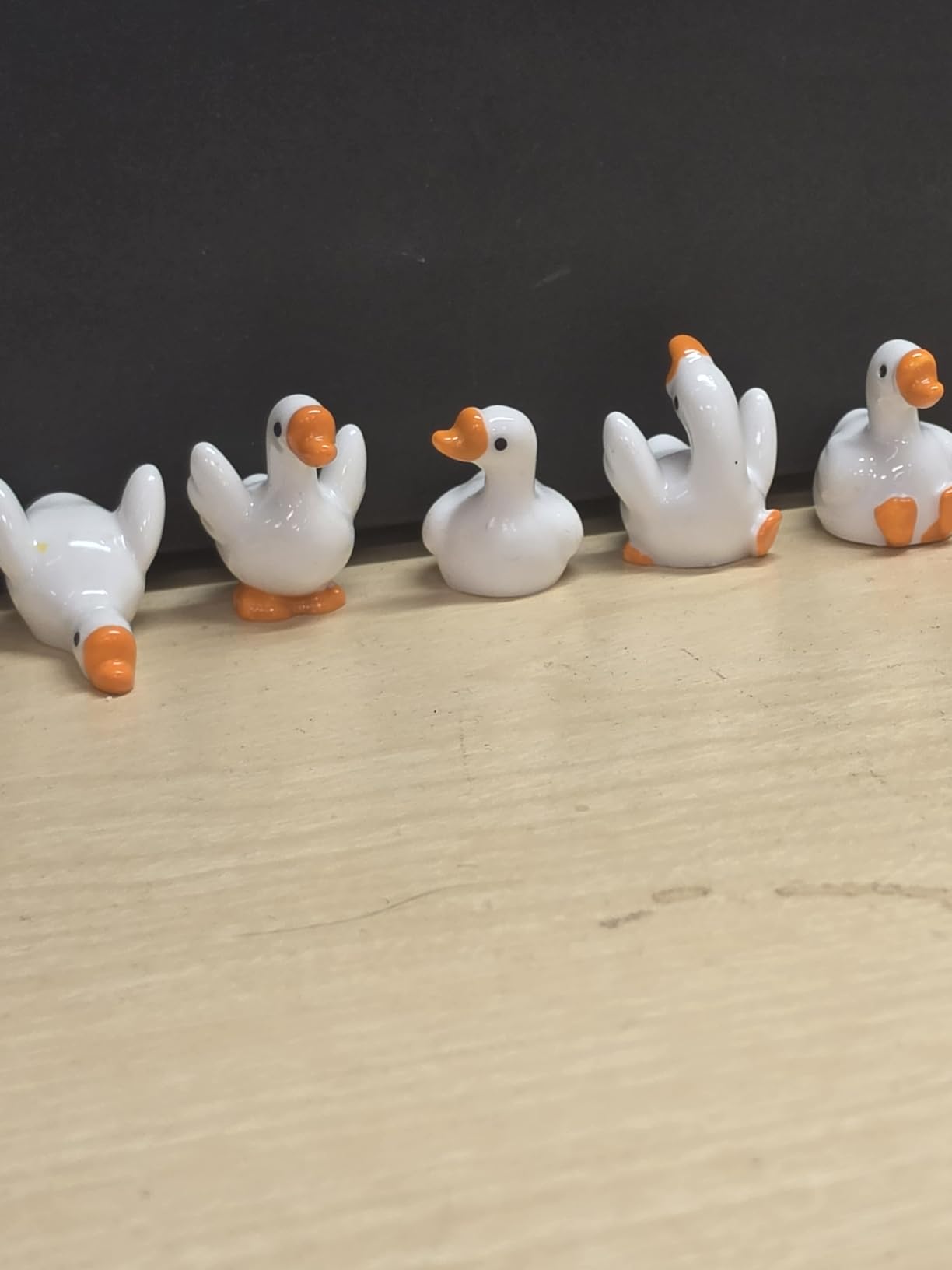 36pcs Mini Resin Goose Figurines, Tiny Animal Figurine Bulk | Small Desk Goose Decor for Garden Lawn Yard Micro Landscape Aquarium Potted Ornament DIY Craft customer photo 2