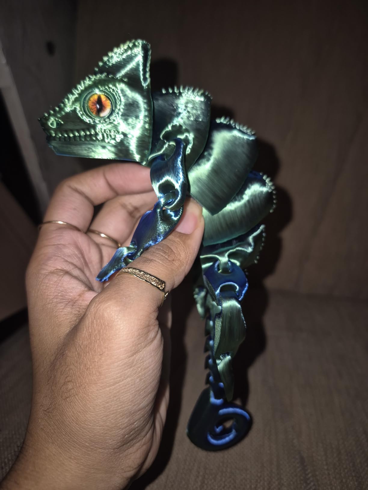3D Printed Animals - Articulated Pangolin Toys, Flexible Animals Toy Statue,Movable Joints,Fidget Toys, Desk Home Office Decor, Birthday Halloween customer photo 1