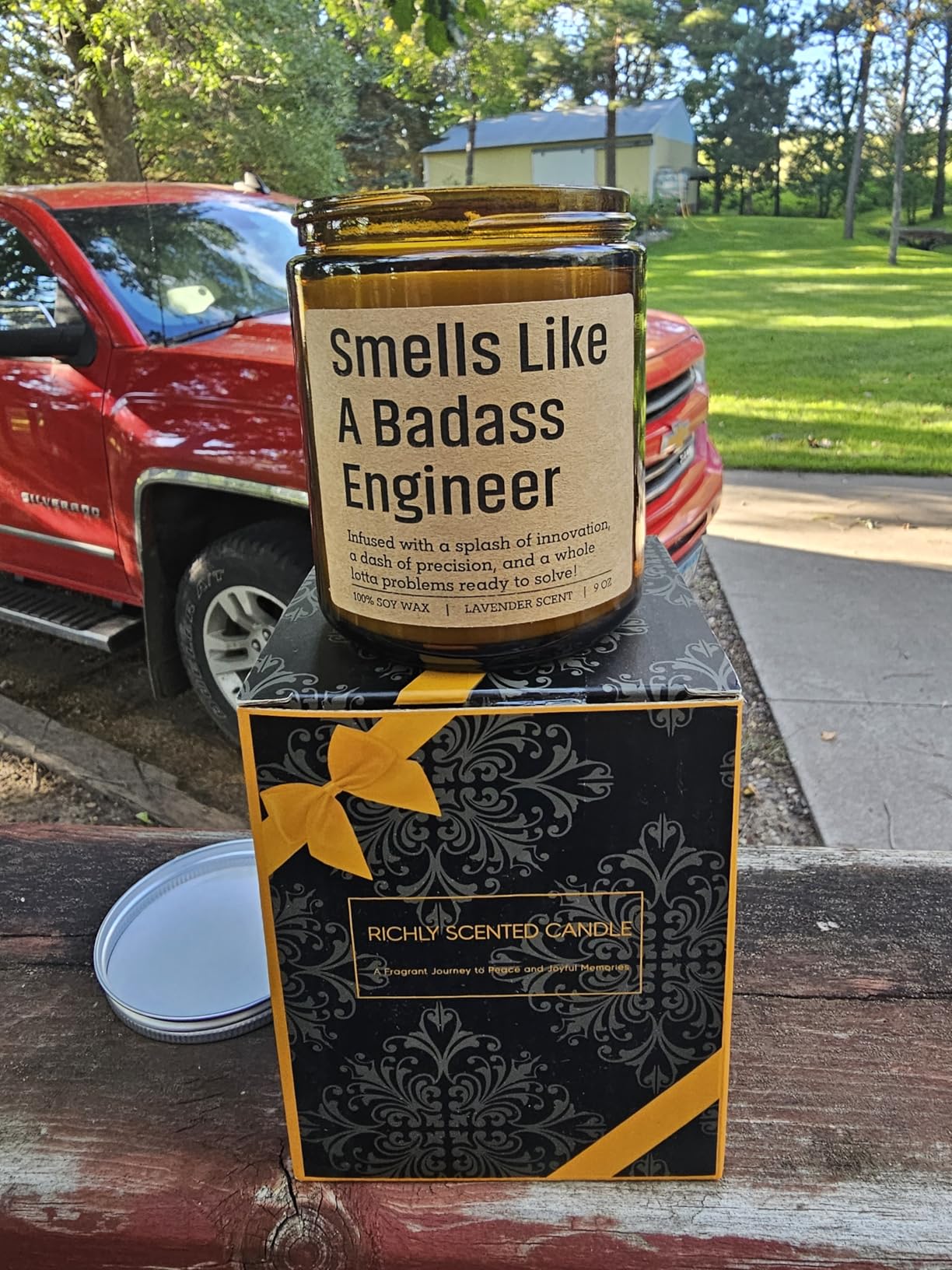 GSPY Candle, Engineer Gifts for Men, Women - Scented Candle for Engineering Graduation, Birthday, Christmas customer photo 1