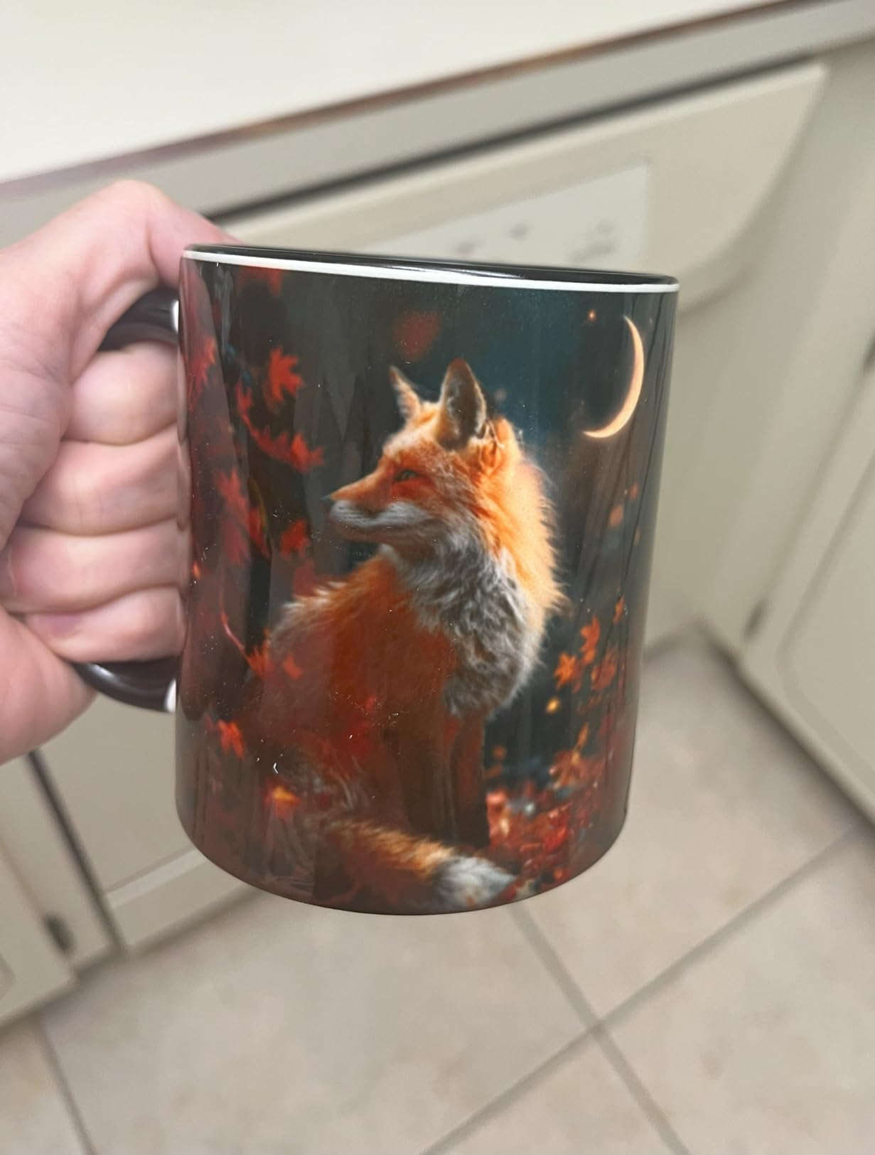 FyLybois Squirrel Coffee Mug Ceramic Coffee Cup with Handle Microwave Safe for Home or Office Gifts for Women and Men customer photo 1