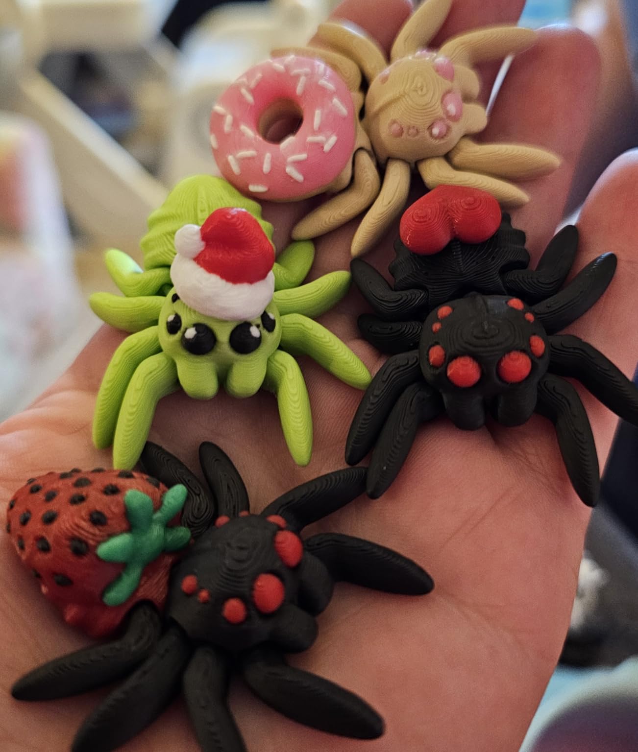 3D Printed Dragon Egg with 10 Unique Spiders, 3D Printed Animals Toys, Surprise Spider Fidget Toy Set for Party Favors, Fun Gift for Kids customer photo 1