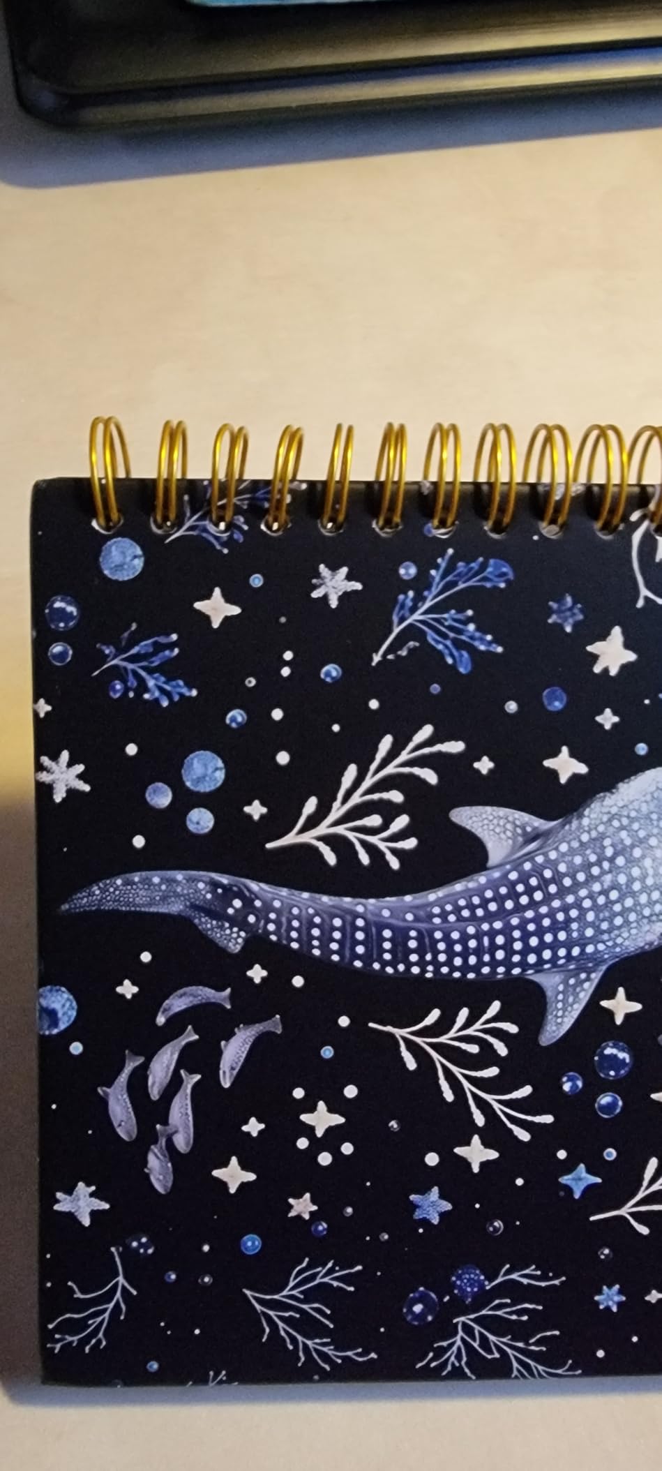 Whale Shark Notebook, Whale Shark Marine Biology Gifts for Women Girls Kids, Ocean Animal Spiral Notebook Journal for School Office Supplies, 5.5x8.3 Inch customer photo 1