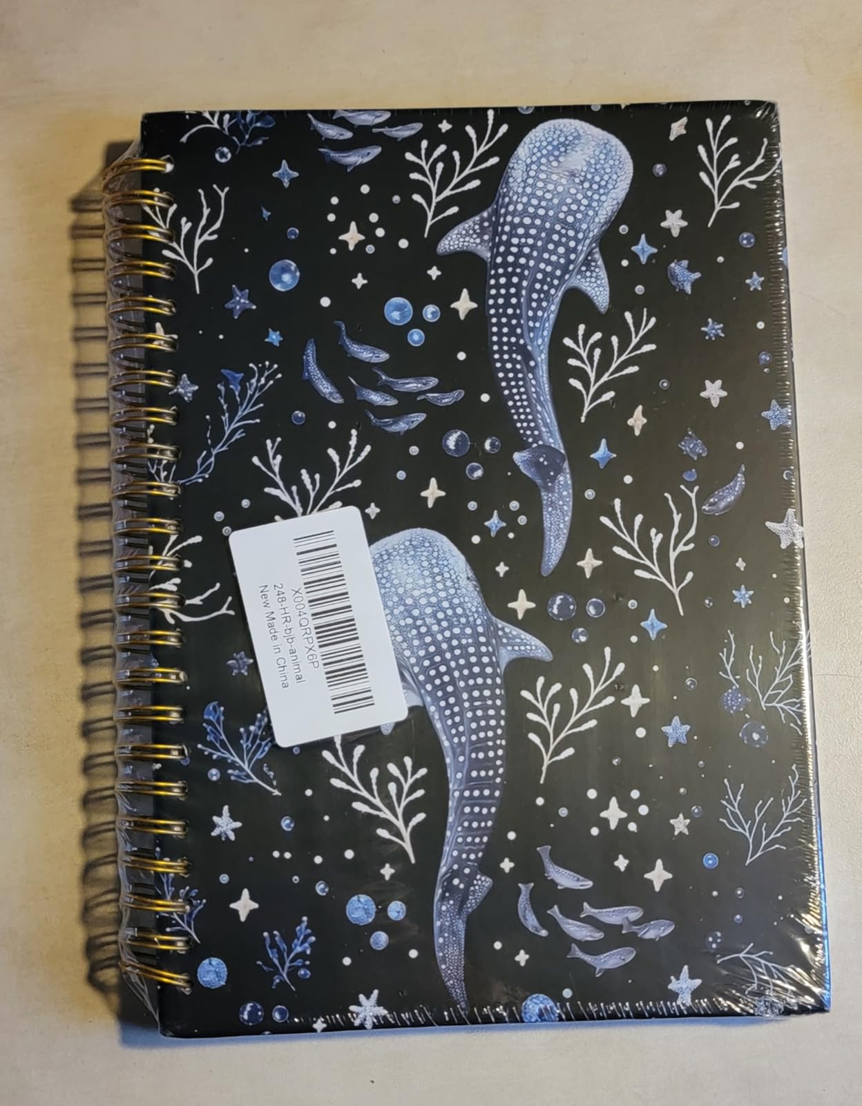 Whale Shark Notebook, Whale Shark Marine Biology Gifts for Women Girls Kids, Ocean Animal Spiral Notebook Journal for School Office Supplies, 5.5x8.3 Inch customer photo 2