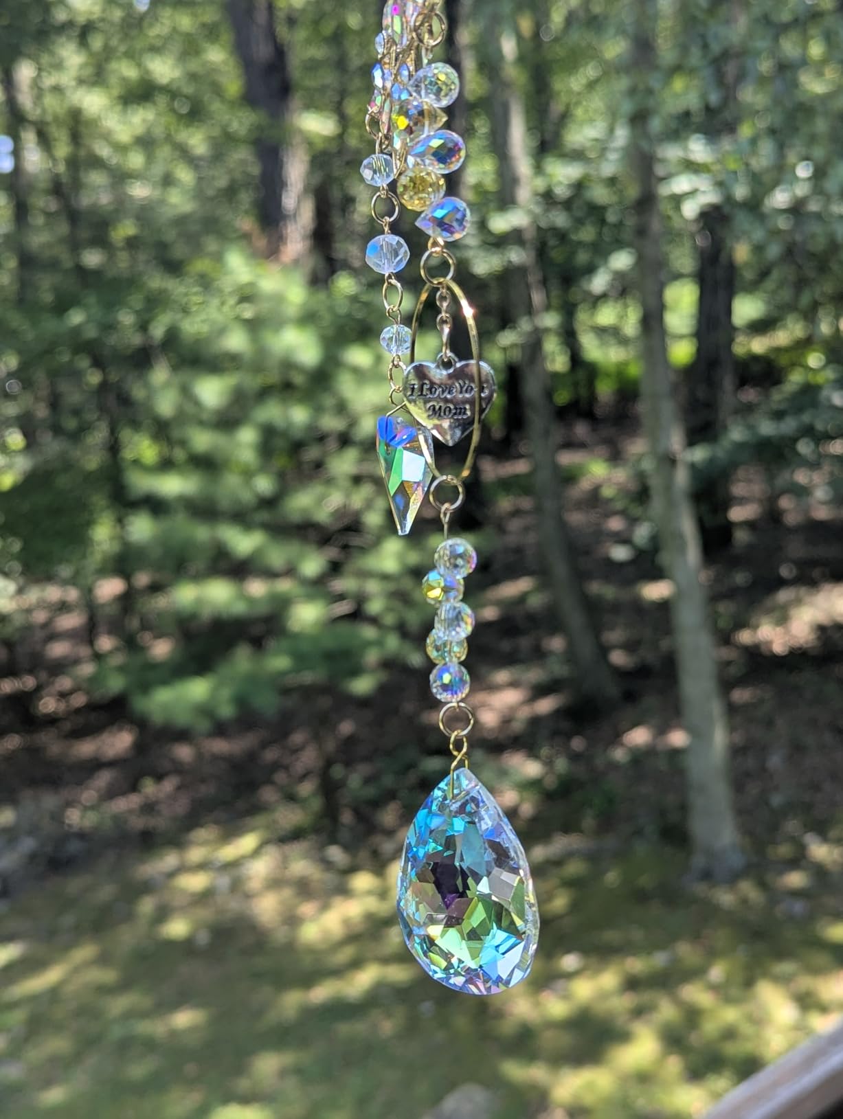 Hummingbird Gifts for Mom, Mom Gifts for Birthday Christmas from Daughter, Sun Catchers Indoor Window Outdoor Garden, Spring Home Decor Hummingbird Gift for Women Mother Grandma Bird Lovers customer photo 1