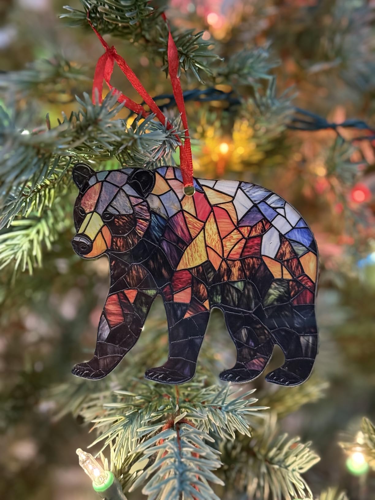 FLAGWIX Christmas Bald Eagles Gifts for Men Women, Ornaments for Tree | Eagles Acrylic Ornament for Christmas Decorations, American Eagle Ornament, Eagle Gifts for Men Women, Birds Lover Gift customer photo 1