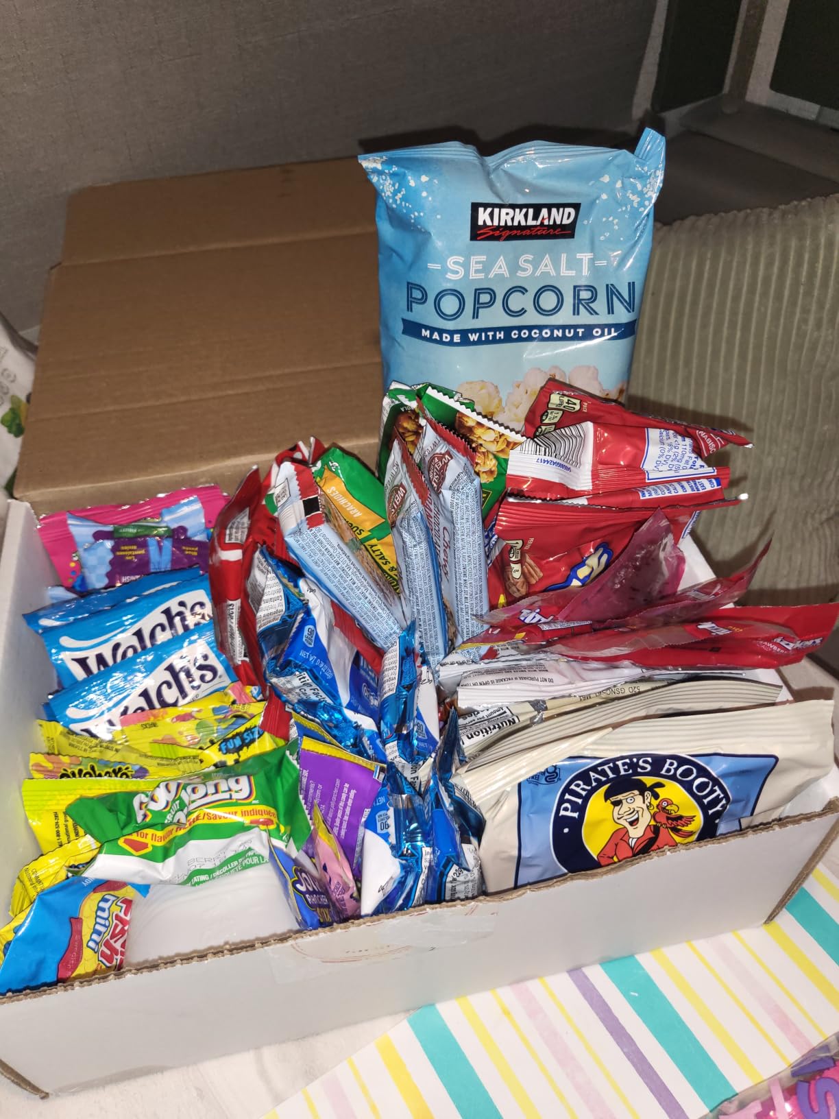 Snack Box Care Package Gift Box - Large Variety Snack, Candy & Treats for College Students, Adults, Kids, and Office Treats - 60 Count customer photo 1