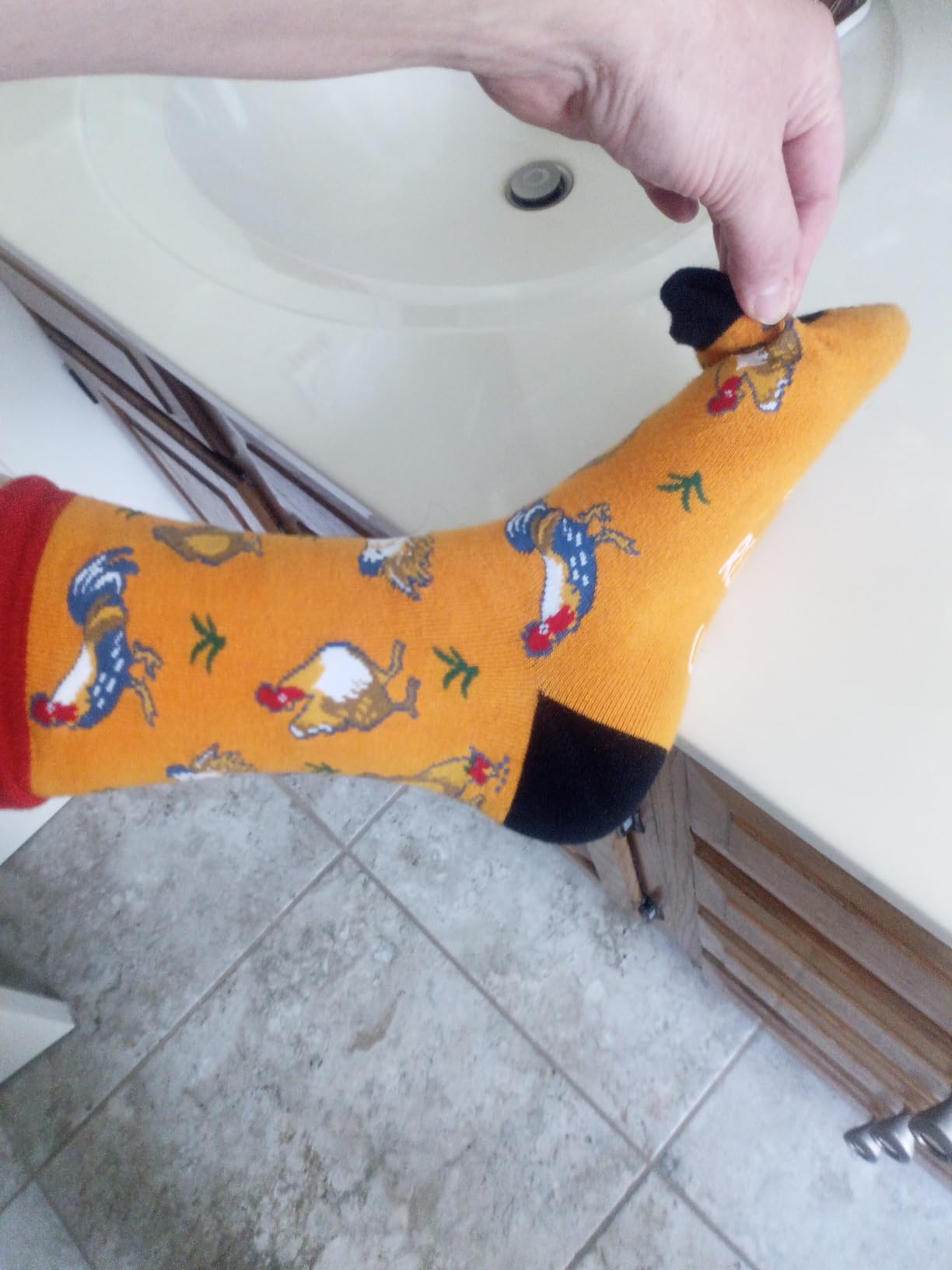 HAPPYPOP Bird Gifts for Bird Lovers - Hummingbird Bee Butterfly Eagle Chicken Duck Socks customer photo 1
