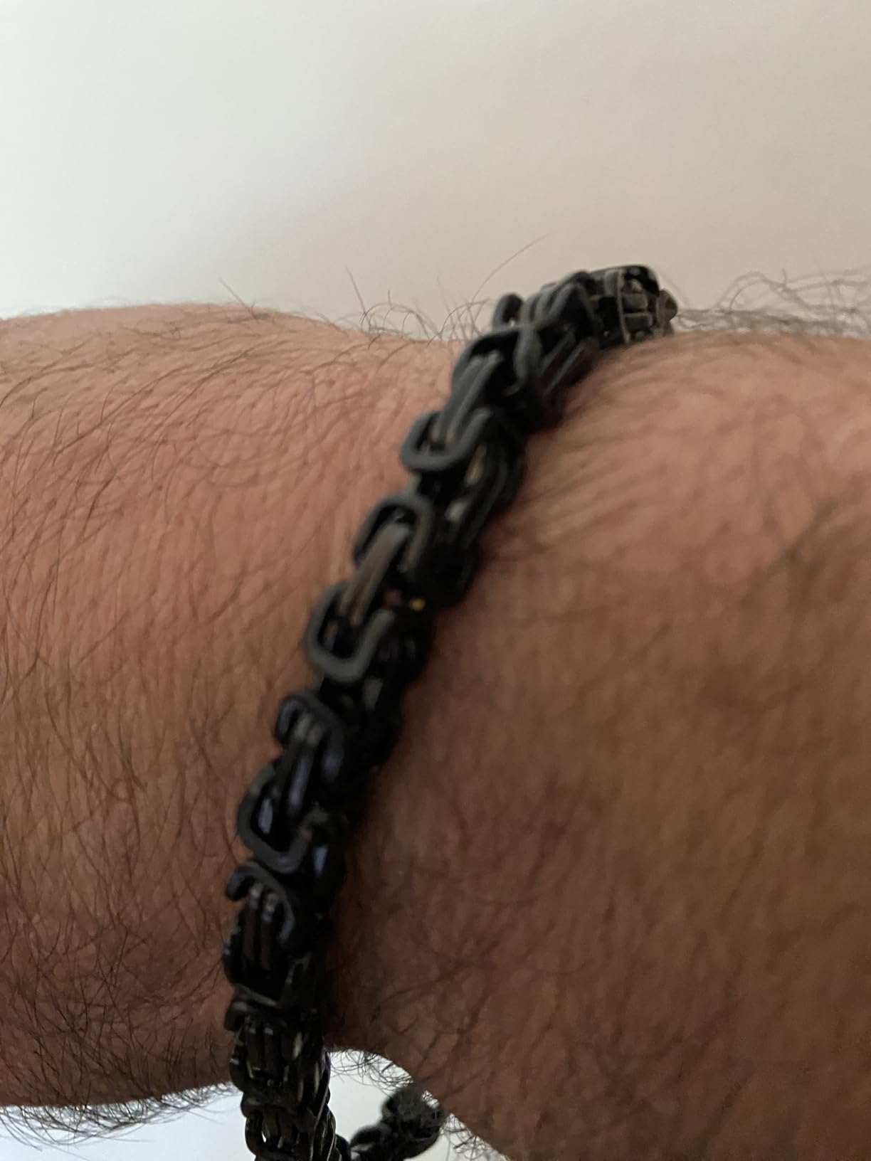 Love You This Much Son In Law Gift | Mens 5mm Twist Link Steel Bracelet | Best Present Ideas for Son in Law | 8