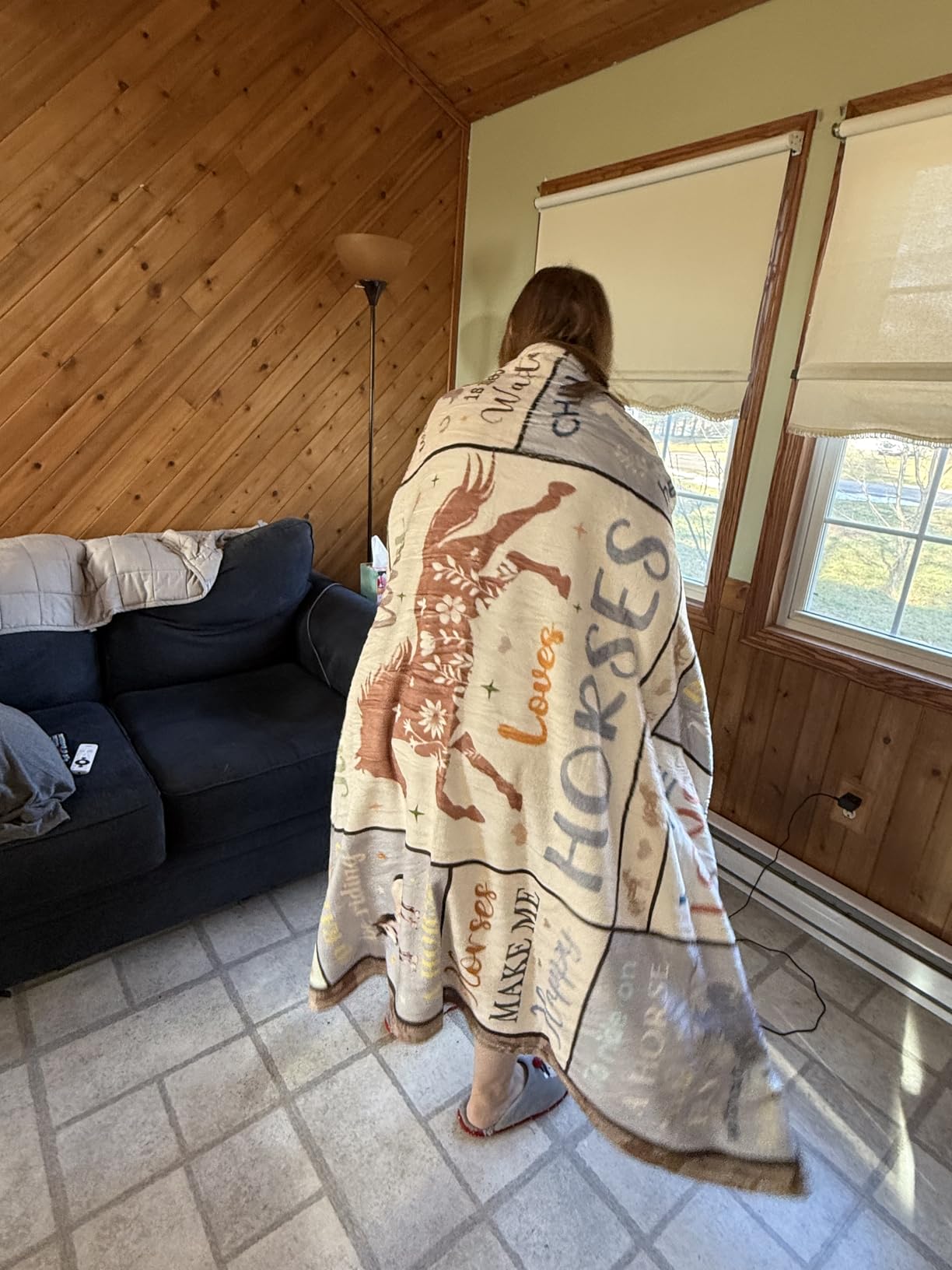 XALAZY Horse Gifts for Girls Women, Horse Blanket for Girls 50