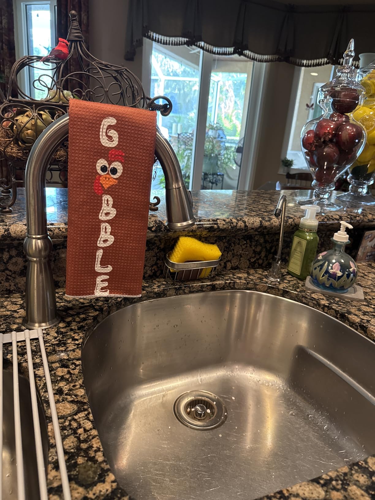 2Pcs Vintage Raven Kitchen Towels 24x14 Inch Crow Gifts Reusable Dish Towel | Raven Gifts Waffle Weave Absorbent Hand Cloth Tea Towel for Farmhouse Home Kitchen Decor, Raven Lover Gifts for Women Mom customer photo 2