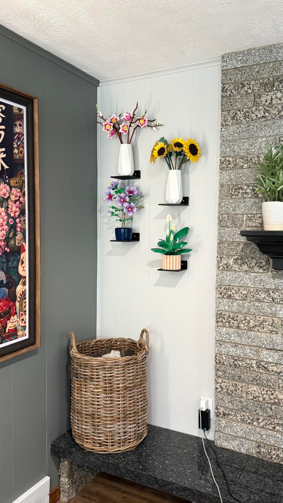 8-Pack Small Floating Shelves for Wall Compatible with Lego Building Bricks, 5x5.5inch Dual-Sided 16x17 Studs for Brick Storage and Display, ABS Display Shelves for Room Decor, Multicolor customer photo 2