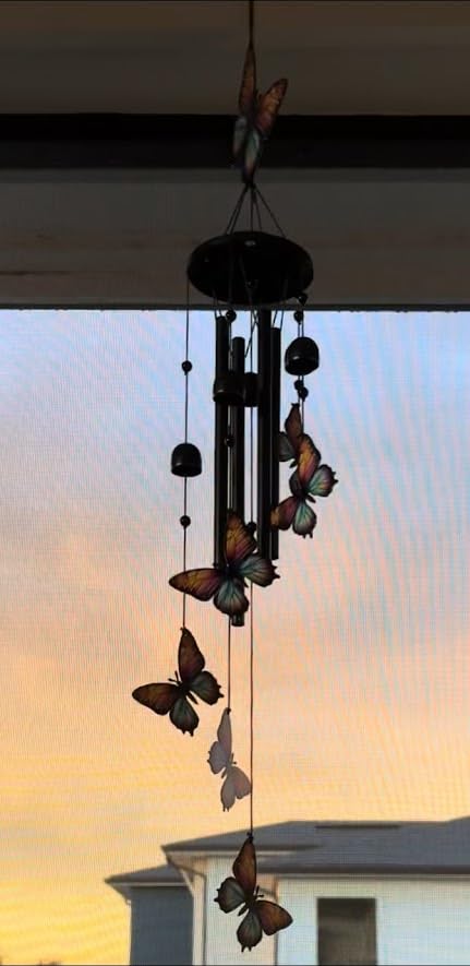 Cardinal Wind Chimes for Outside, Metal Chimes, Cardinal Gifts for Women | 2D, Aluminum Tube, Garden Balcony Yard Porch Home Outdoor Decor, Memorial Birthday Gifts for Mom Wife Grandma Sister Men customer photo 2