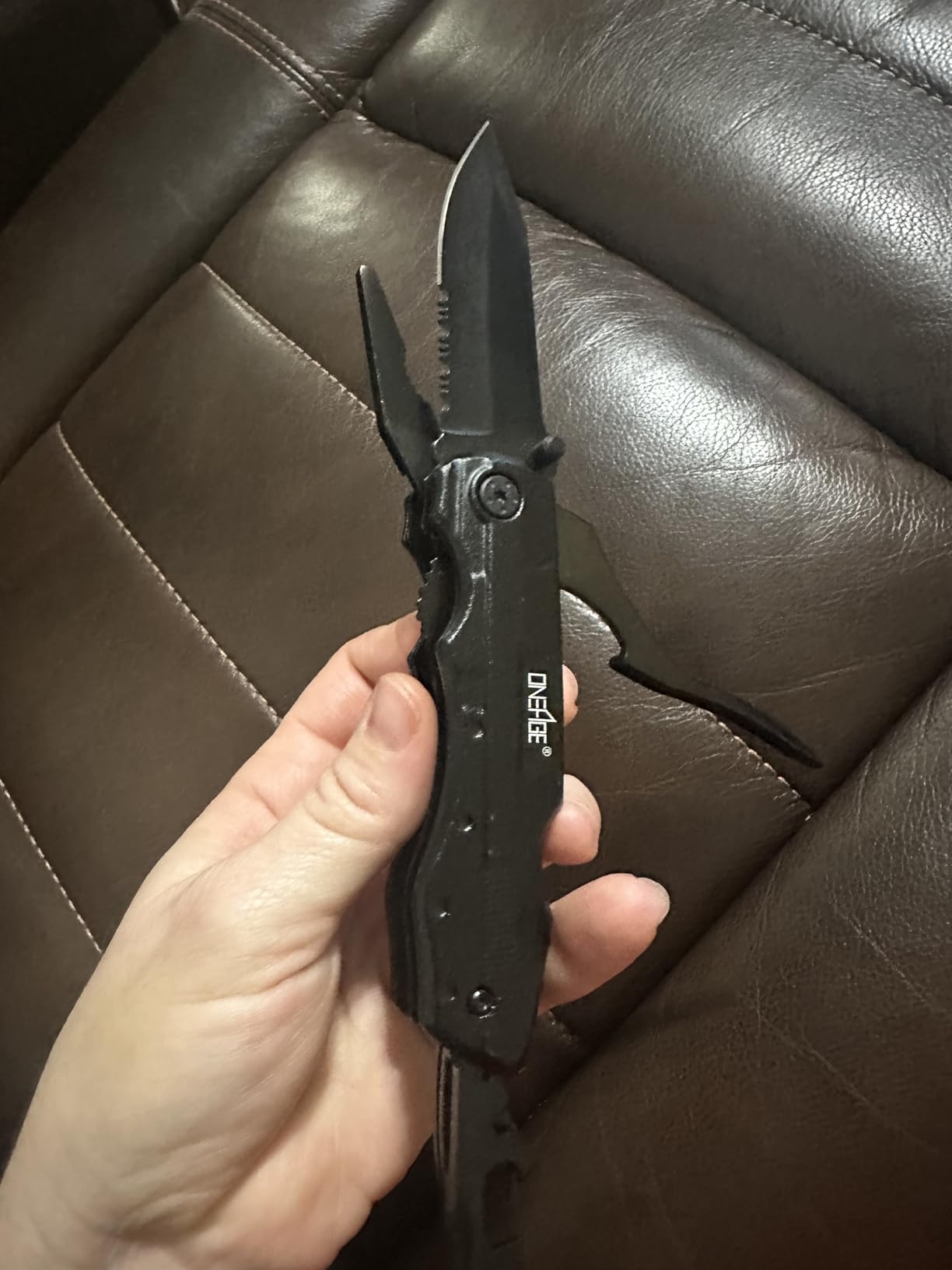 Godfather Gift, Multitool Knife, Godfather Proposal Gifts, Godfather's Gifts from godchild, Christmas Practical Present, Gift for Camping, Hiking, Fishing, 20 in 1 Multitool customer photo 1