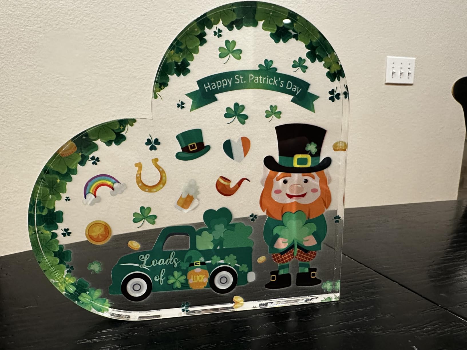 WATINC Appreciation Gifts Award for Teacher - Thank You PE Teacher Keepsake for Men, Acrylic Heart Physical Educator Graduation Table Centerpiece Sign, Thanks Athlete Desk Decor for Farewell Birthday customer photo 1