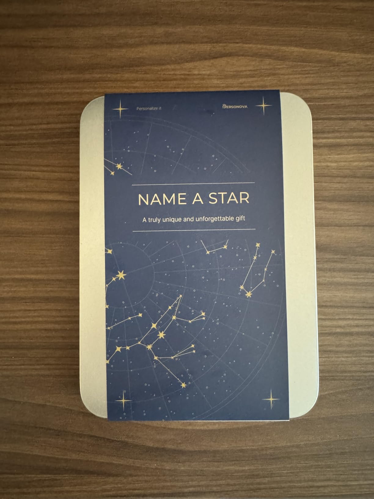 Name a Star Gift Box - Personalized Star Kit, Star Certificate, Galaxy Pass, 3D Greeting Card & Night Sky Poster - Unique Romantic Astronomy Gift for Anniversary or Memorial customer photo 1