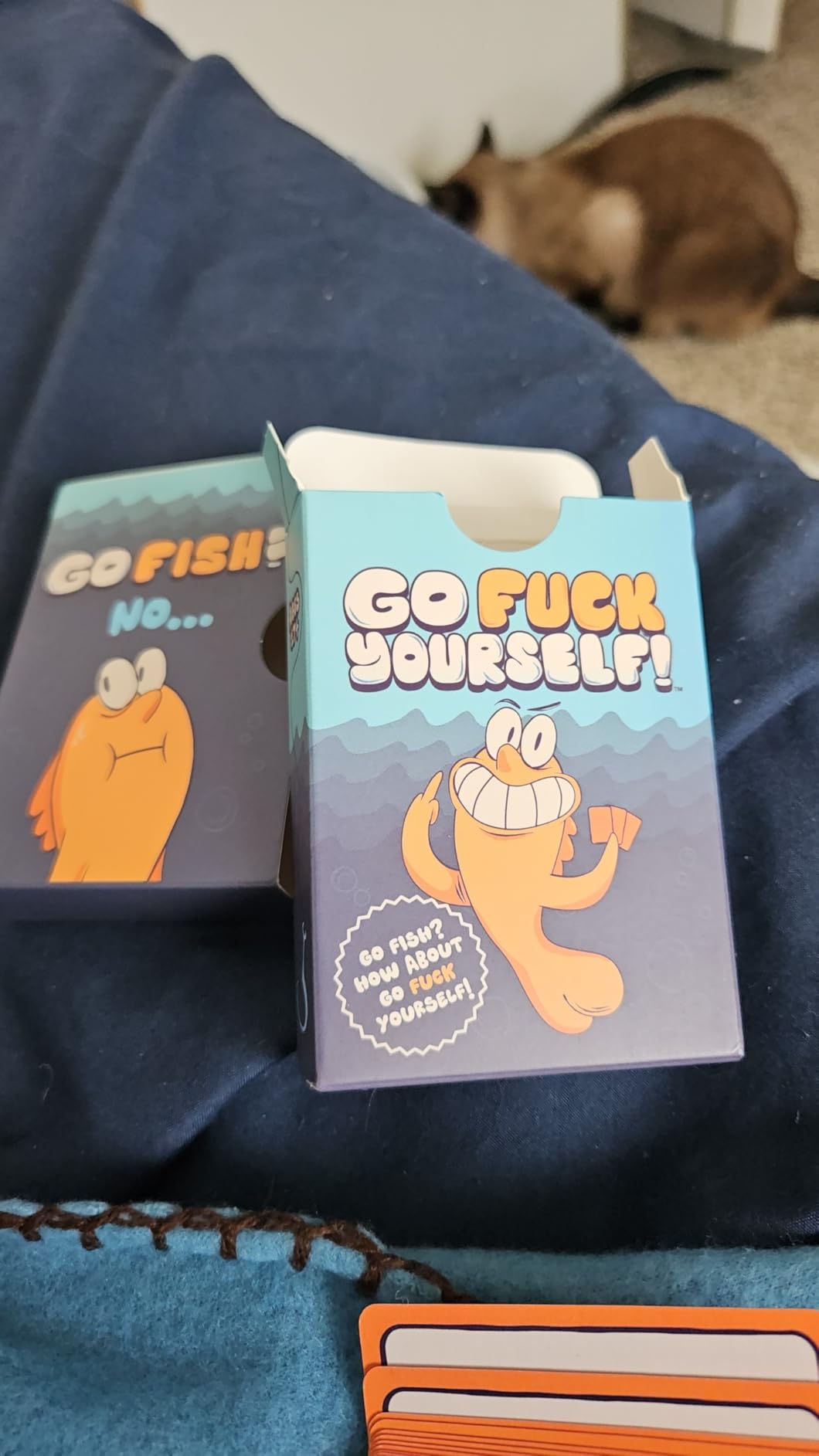 Go F Yourself! Grown Up Go Fish Card Game, Funny Gag Gift Card Deck | 52 Playing Card Deck of 13 Unique Pairs, 2+ Players, Funny Party Game for Game Night, Bachelorette Parties, Travel, Camping customer photo 2
