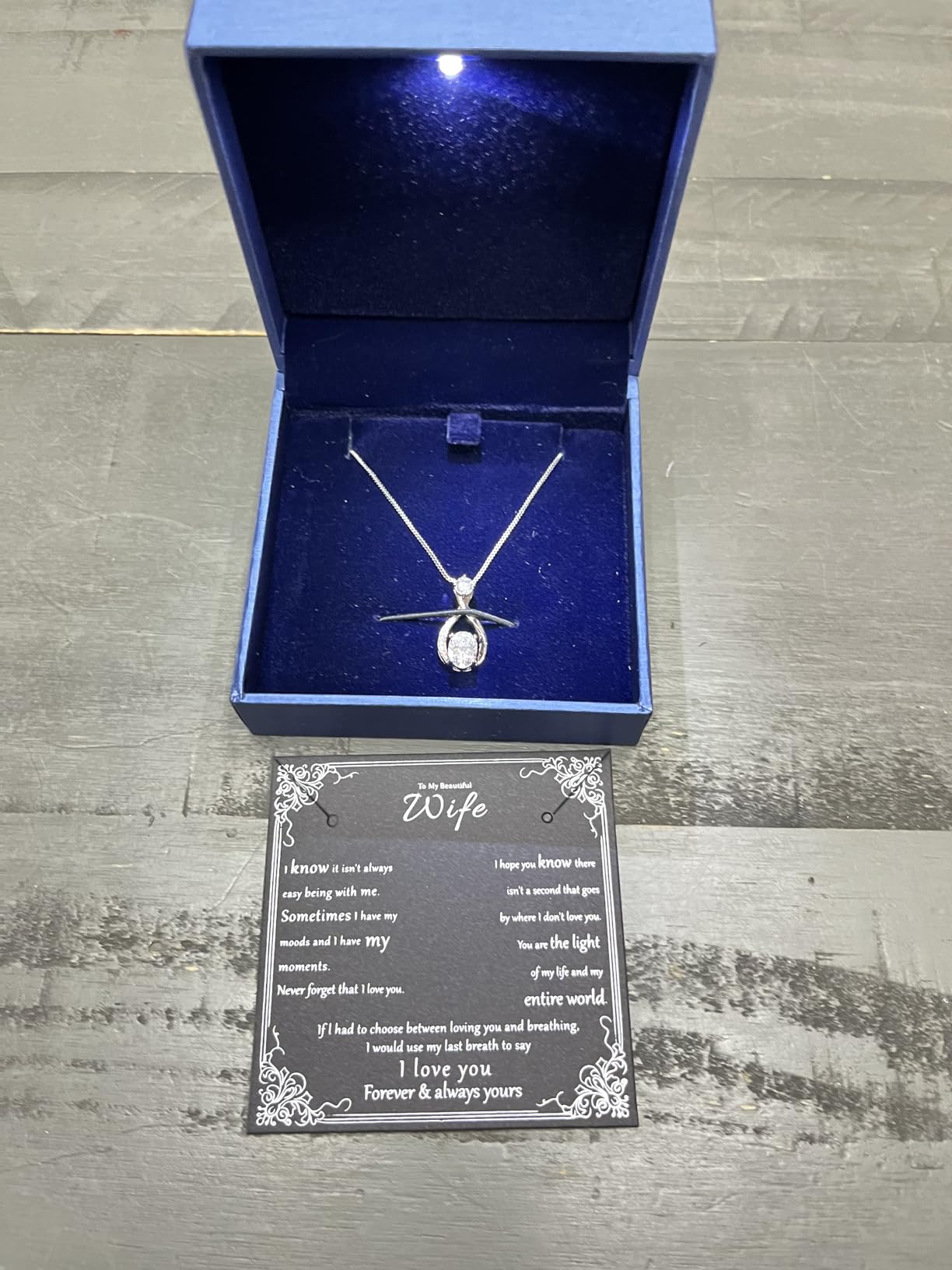 1.5CT Moissanite Infinity Pendant Necklace in Gift Box | Anniversary Wedding Gifts for Women Wife Her | S925 Sterling Silver 18K White Gold/Gold Filled | Jewelry for Birthday Christmas Valentines Day customer photo 2