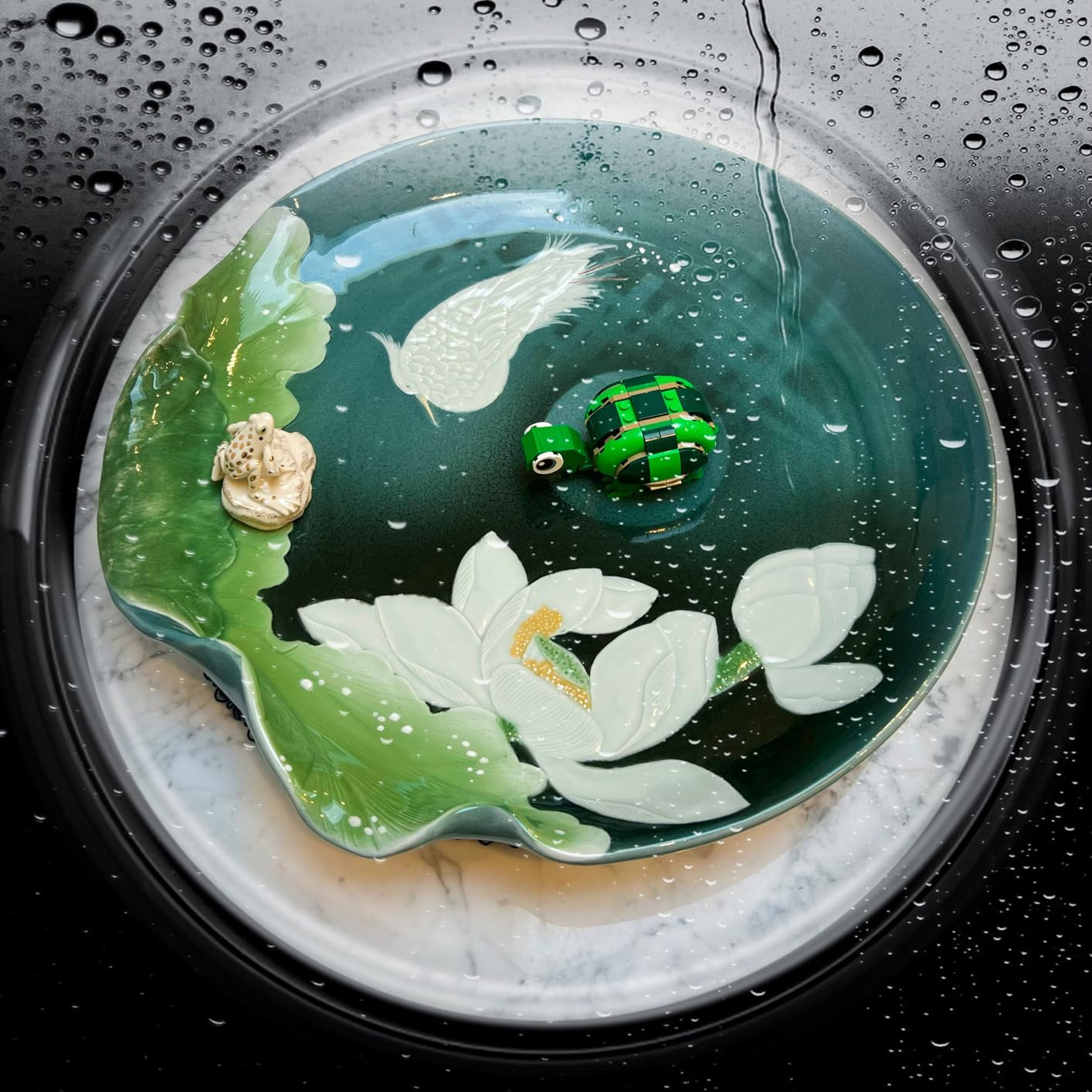 LEGO Creator 3 in 1 Turtle with a Water Lily Flower Building Toy for Girls & Boys - Kids Build a Chameleon, Frog, or Turtle Toy Figure - Gift Idea for Animal Lovers, Ages 7+ - 31377 customer photo 2