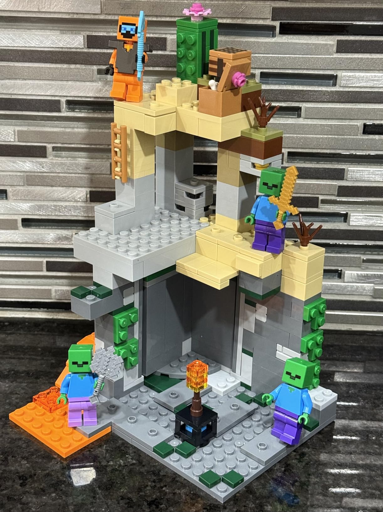 LEGO Minecraft Zombie Dungeon Building & Pretend Play Toy for Boys & Girls - Video Game Playset & Toy Figures for Kids, Ages 8+ - W/Wandering Wastelands Minifigure - Gift Idea for Birthdays - 21587 customer photo 1