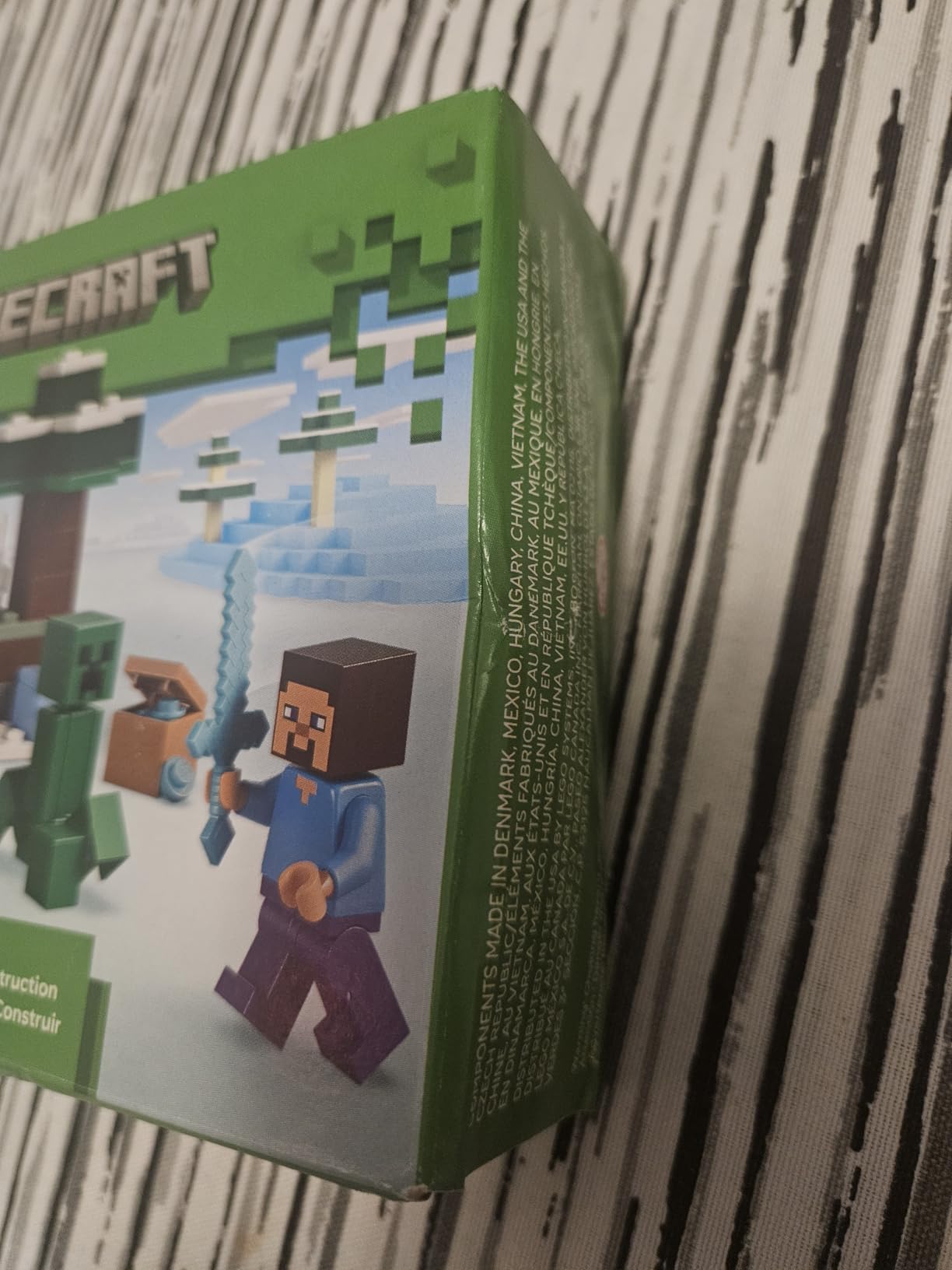 LEGO Minecraft Steve's Taiga Adventure Building Toy for Boys & Girls - Video Game Playset & Toy Figures for Kids, Ages 6 + - W/2 Minifigures & 2 Pretend Play Animals - Gift Idea for Birthdays - 21583 customer photo 2