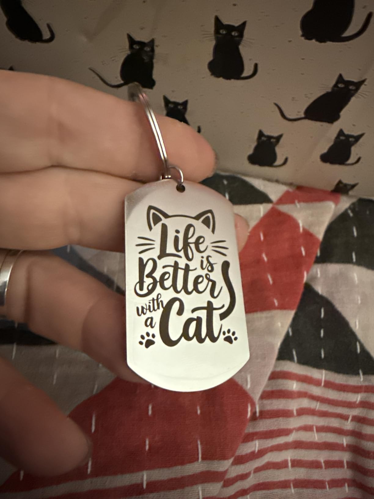Black Cat Lover Themed Gifts for Women, Gifts for Cat Lovers Set of 7 customer photo 1
