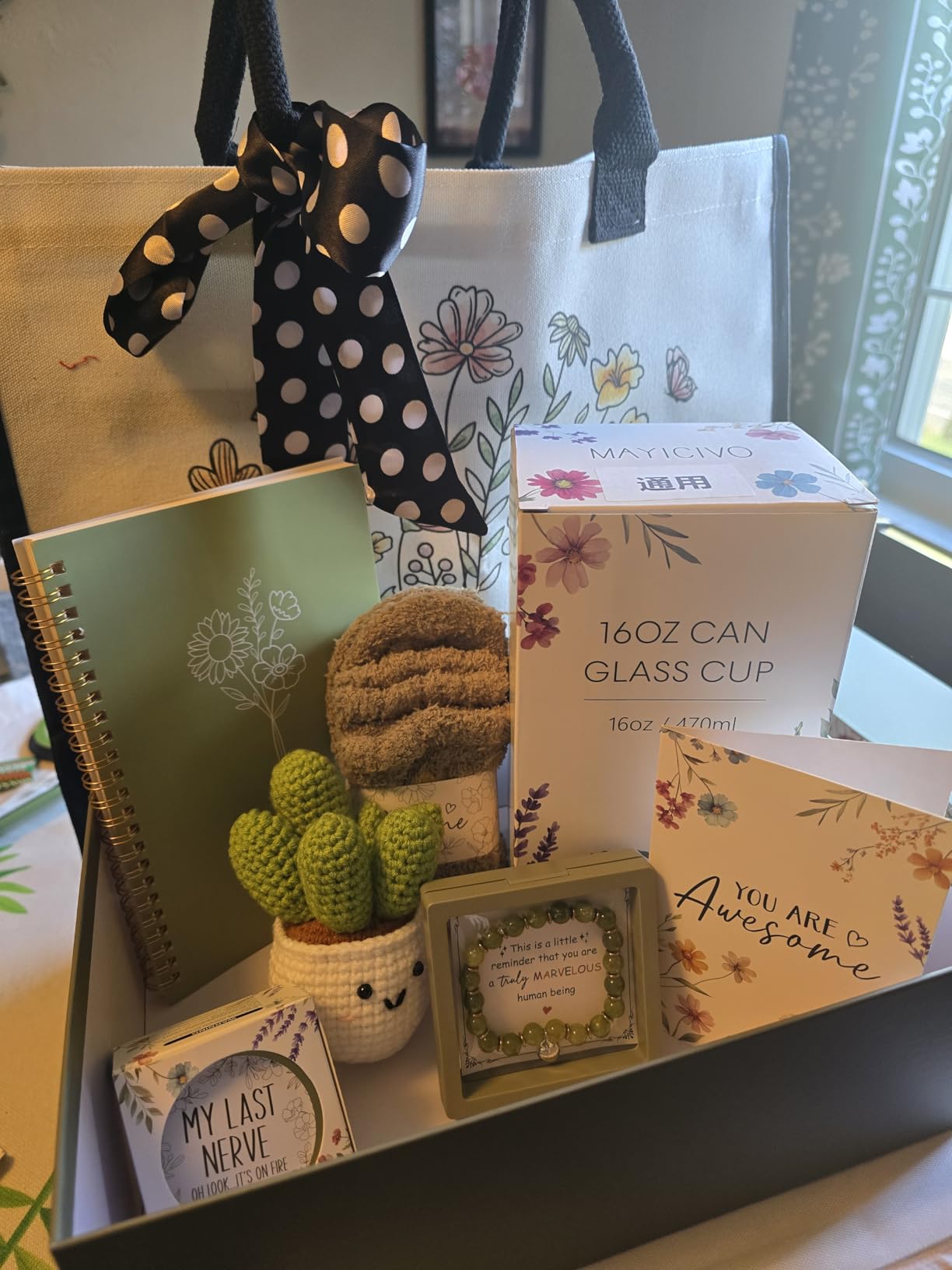 Happy Retirement Gift for Woman 2026, Teacher Nurse Retired Gifts for Women | Cool Retirement Gifts Basket for Retiree Boss Friend Mom Grandma, Funny Coworker Farewell Leaving Going Away Gift w/ Tote Bag customer photo 1