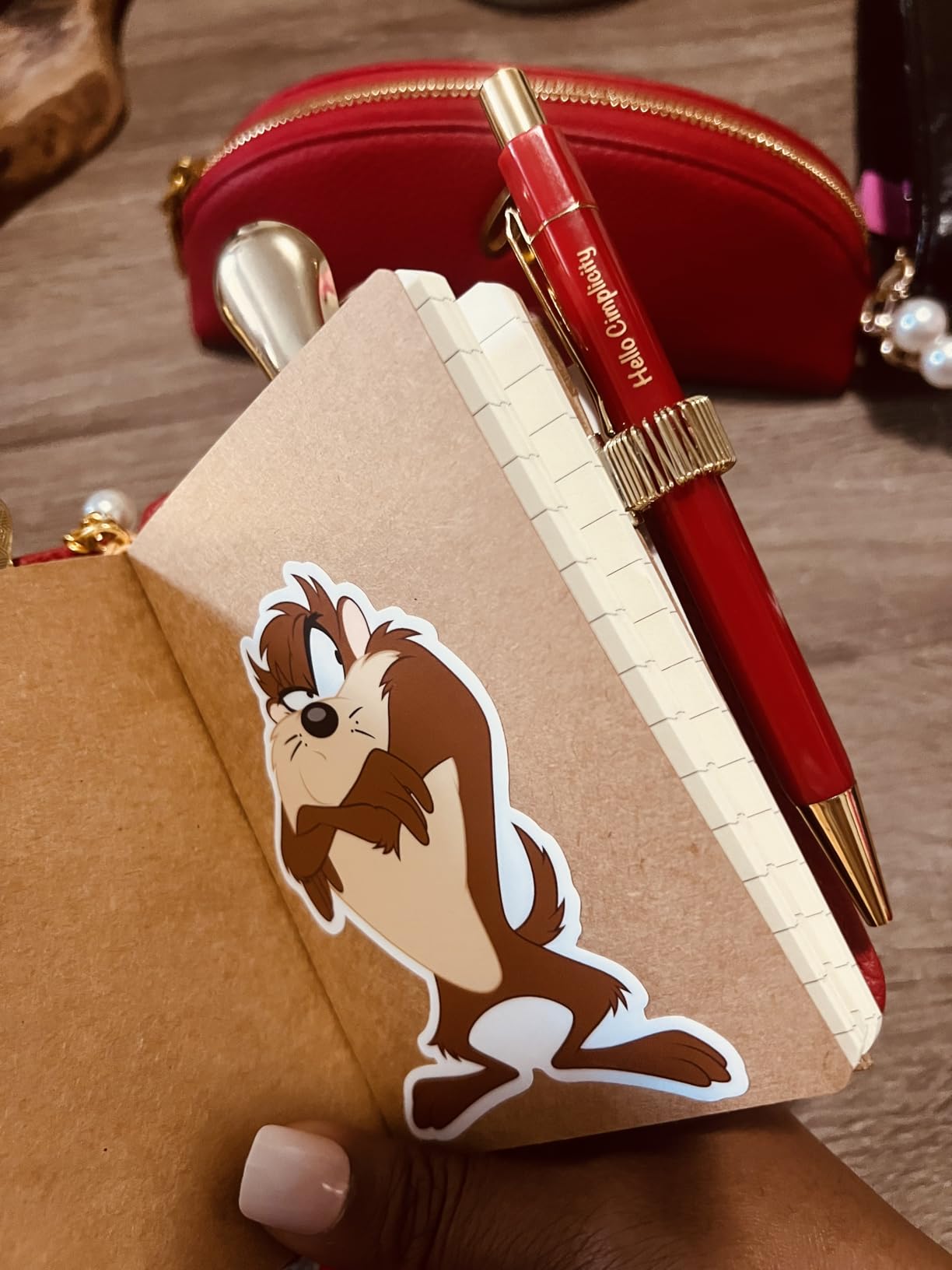 Elektroplate Taz Tasmanian Devil Classic Cartoon Dynamic Car Decal Set of 3 | Officially Licensed Looney Tunes customer photo 2