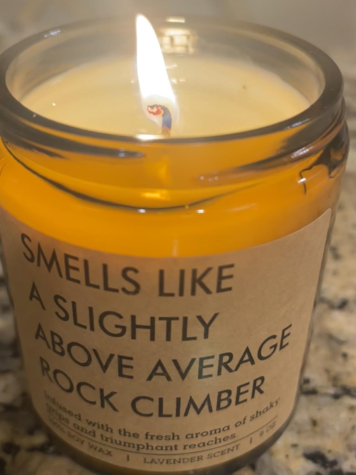 Fairy's Gift Candle, Rock Climbing Gifts for Climbers Men Women | Cool Rock Climber Gifts, Climbing Partner Gifts - Bouldering, Christmas, Birthday Ideas for Boulderer Friend Boyfriend Him customer photo 1