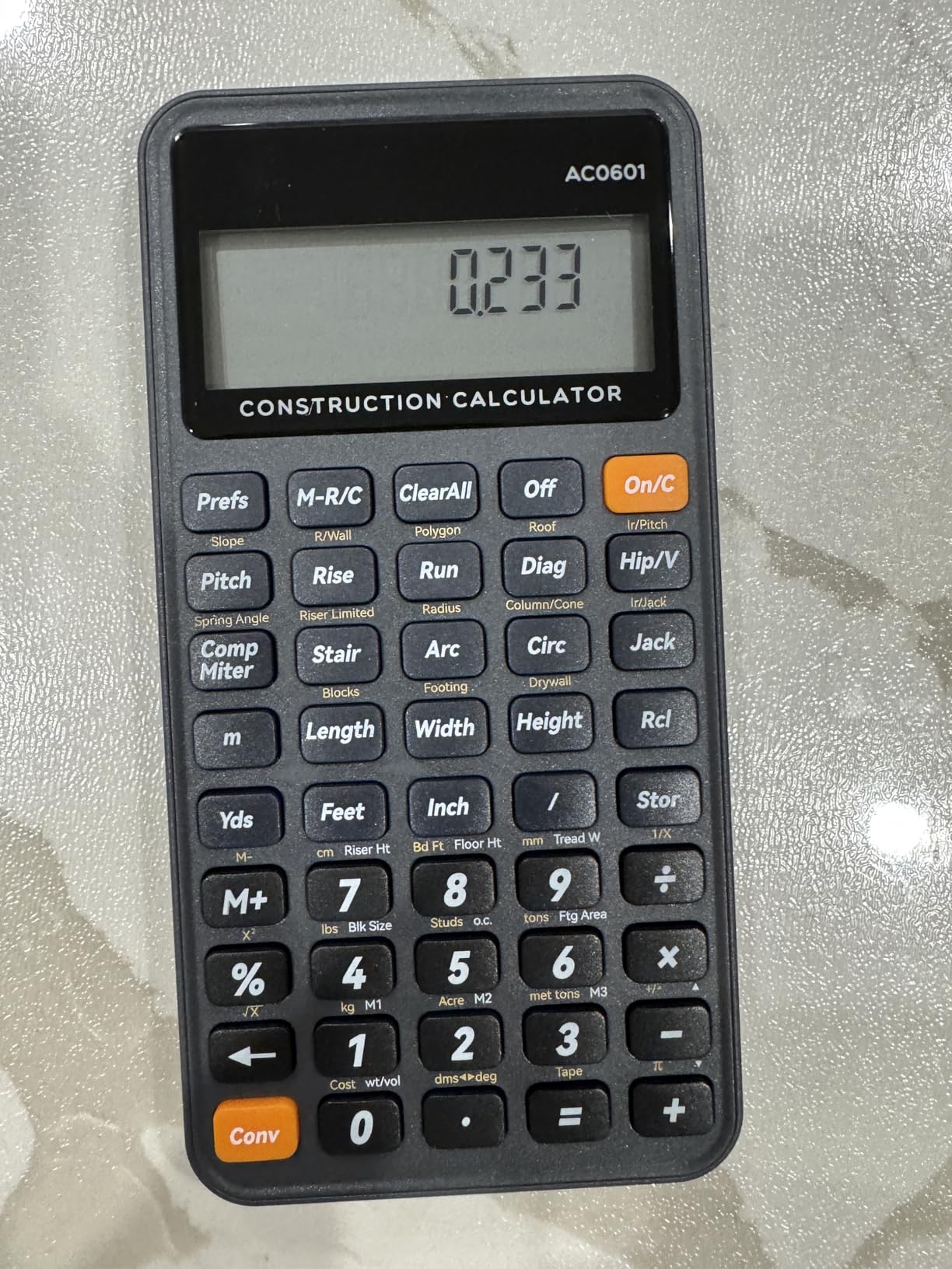 ROATEE Construction Calculator with Writing Tablet - Engineering Calculator for Contractors customer photo 2
