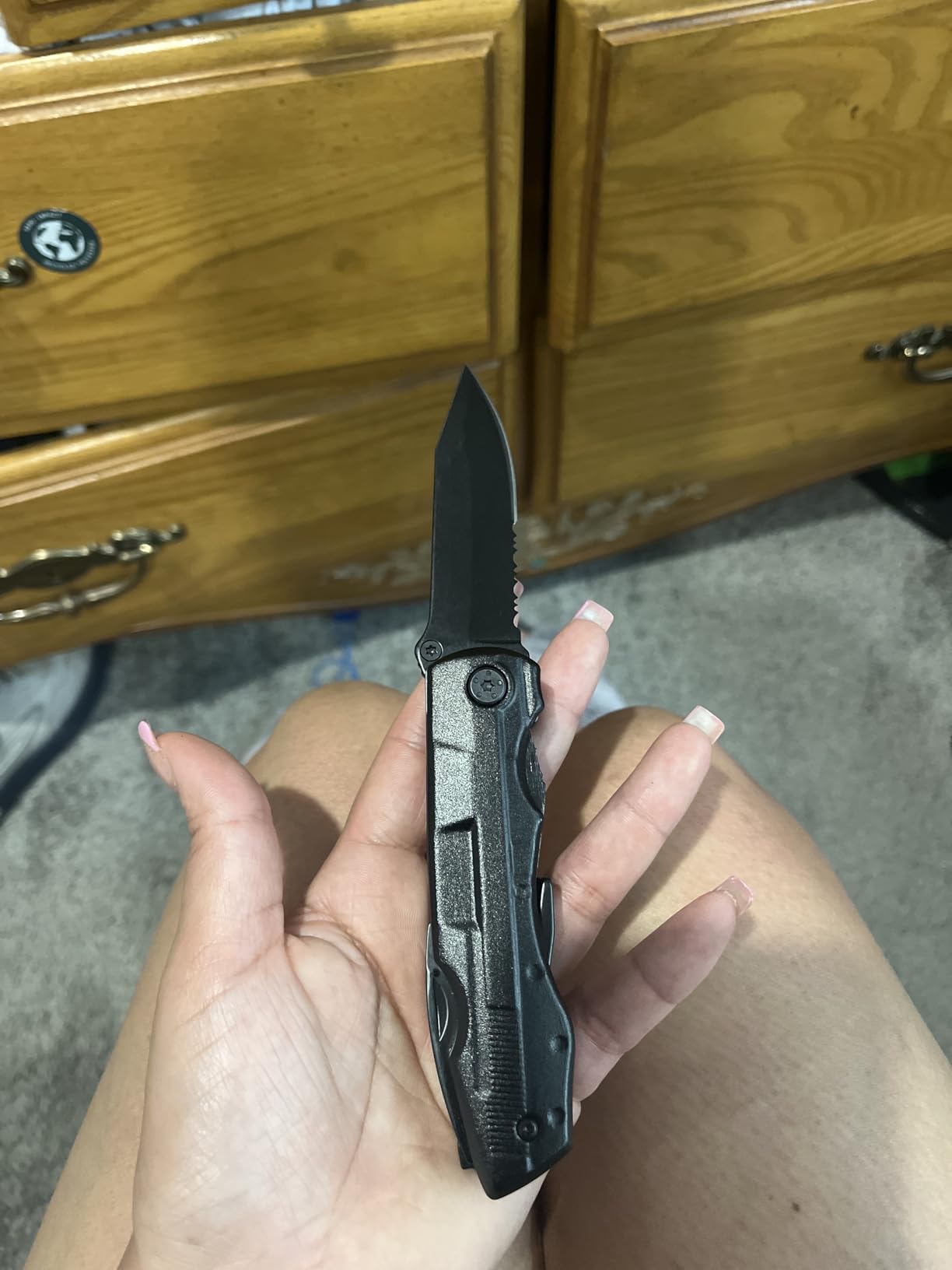 Step Dad Gifts, BEST BONUS DAD EVER Multitool Knife, Gifts for Stepdad, Gift for Step Dad Birthday Fathers Day, Stepdad Gift from Daughter Son customer photo 2