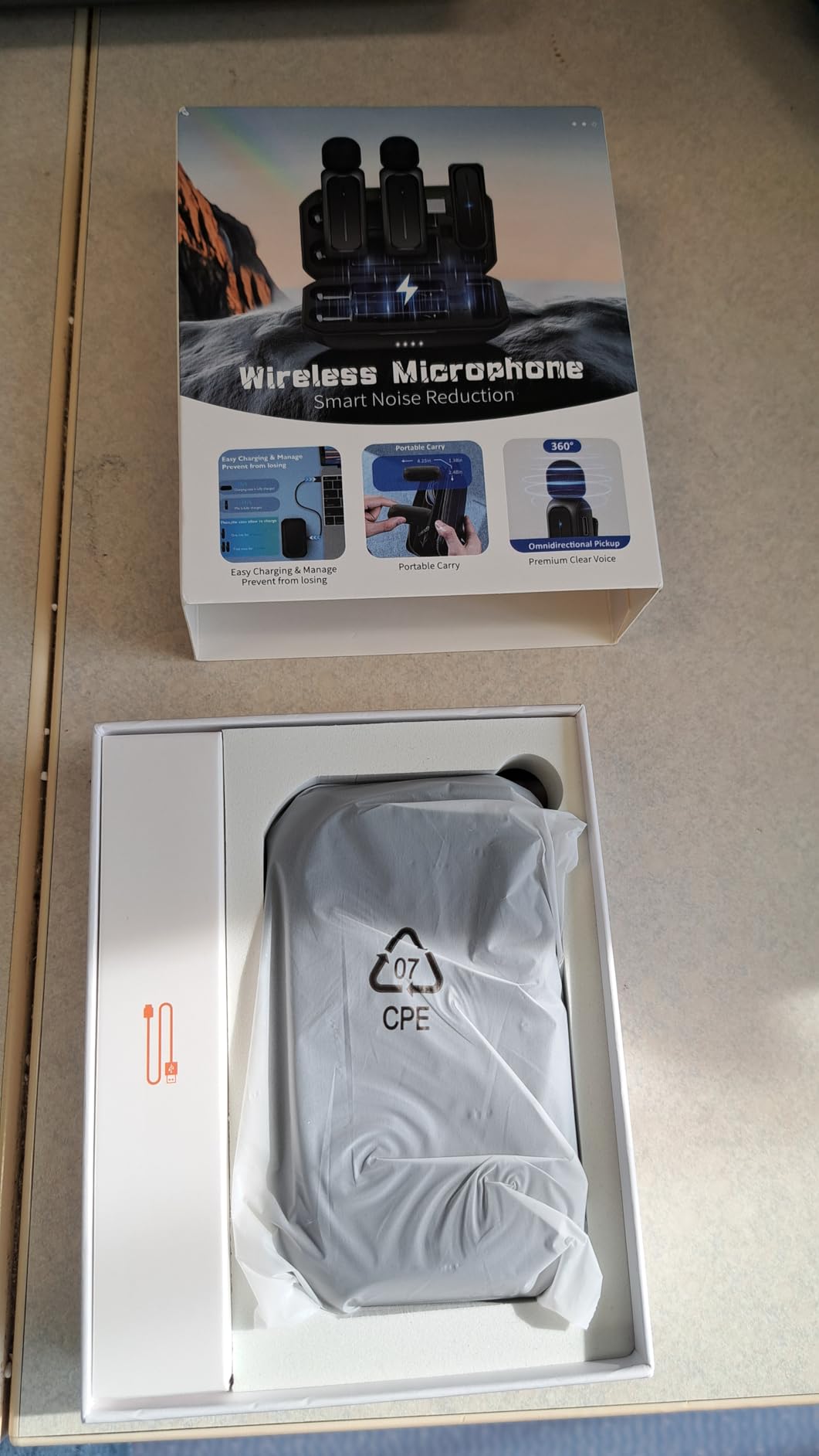 MAYBESTA Wireless Mini Microphone for iPhone, Android Phone - 2 Pack Lavalier Lapel Mic for Audio Video Recording - Clip on Content Creator Microphones for YouTube Tiktok Podcast Vlogging customer photo 1