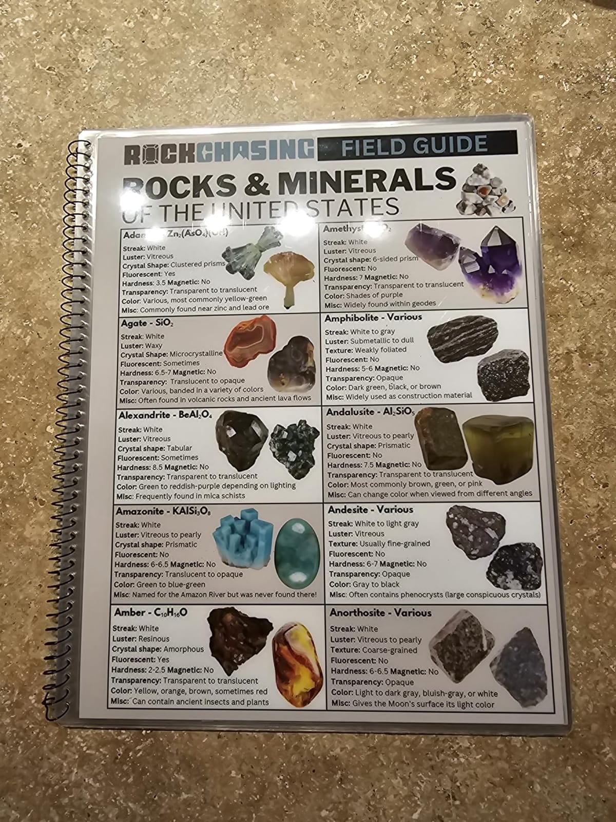 Rocks and Minerals of the United States Identification Field Guide customer photo 1