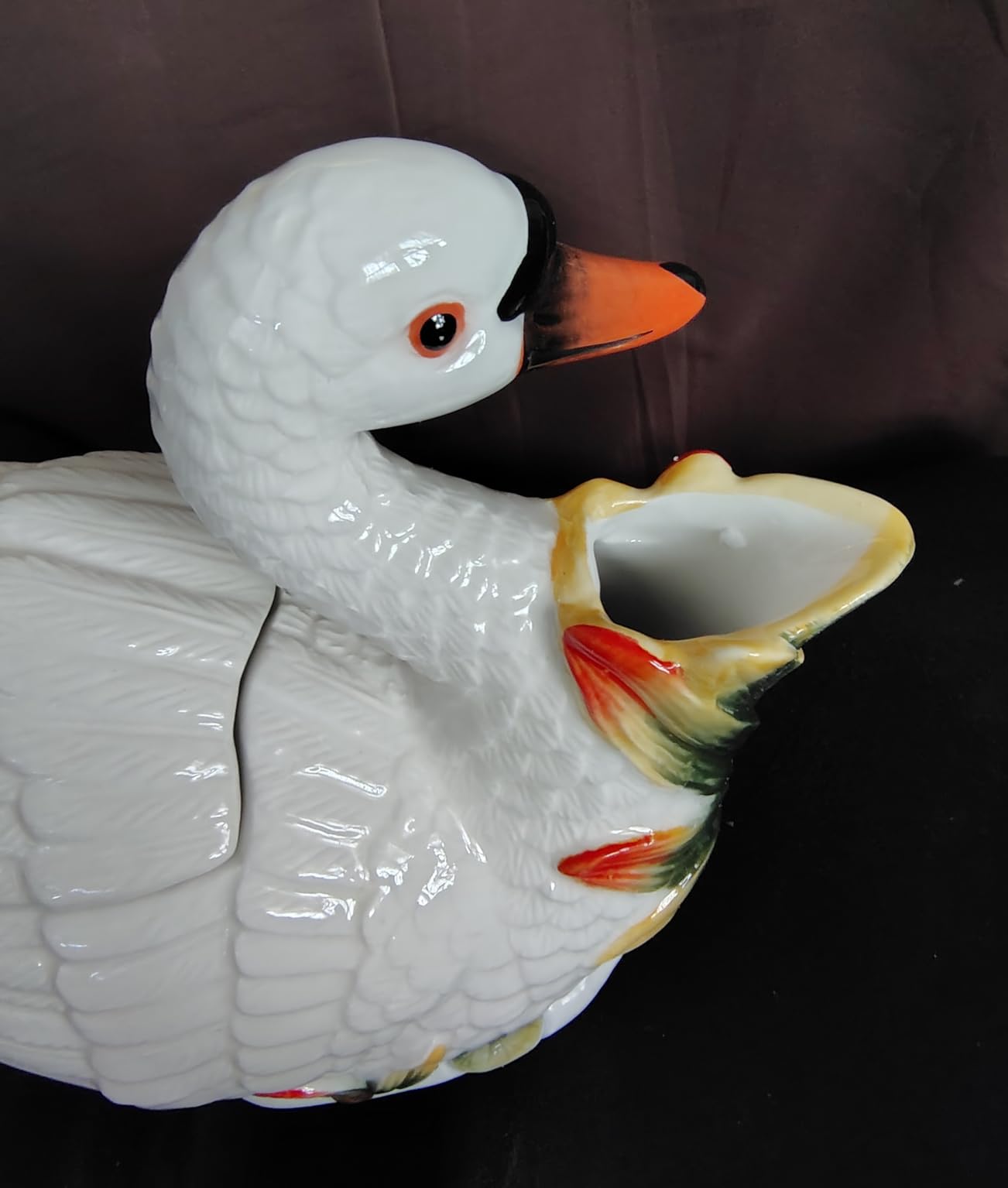 Ceramic White Swan Coffee Pot, Teapot, Unique Desktop Decorations and Ornaments customer photo 1