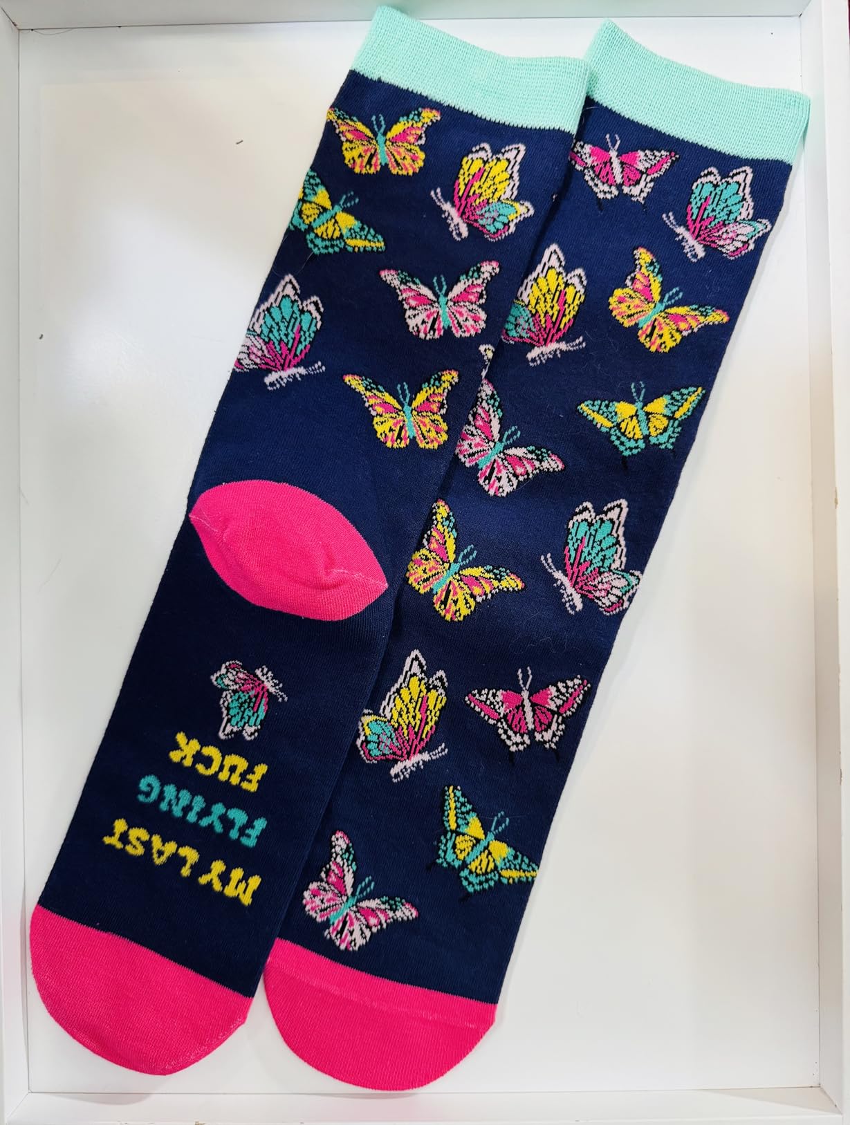 Funny Gift Sock for Cancer, Surgery, Donkey, Butterfly, Llama, Bird Lovers customer photo 1