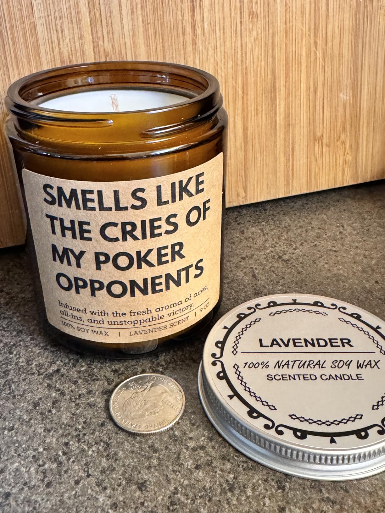 GSPY Candle, Poker Gifts for Men, Women - Casino Gifts, Gambling Ideas | Game Night Decor for Adult, Funny Christmas, Birthday Gifts for Poker Players, Card Players, Gamblers, Man, Him, Poker Theme customer photo 1
