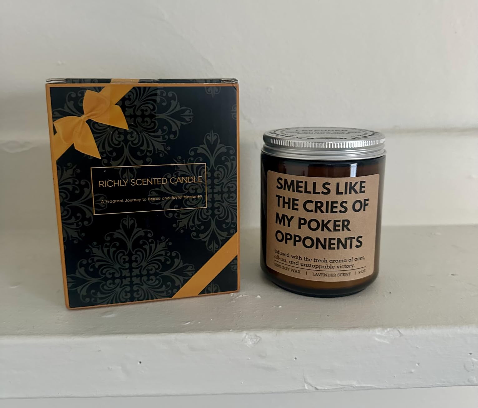 GSPY Candle, Poker Gifts for Men, Women - Casino Gifts, Gambling Ideas | Game Night Decor for Adult, Funny Christmas, Birthday Gifts for Poker Players, Card Players, Gamblers, Man, Him, Poker Theme customer photo 2
