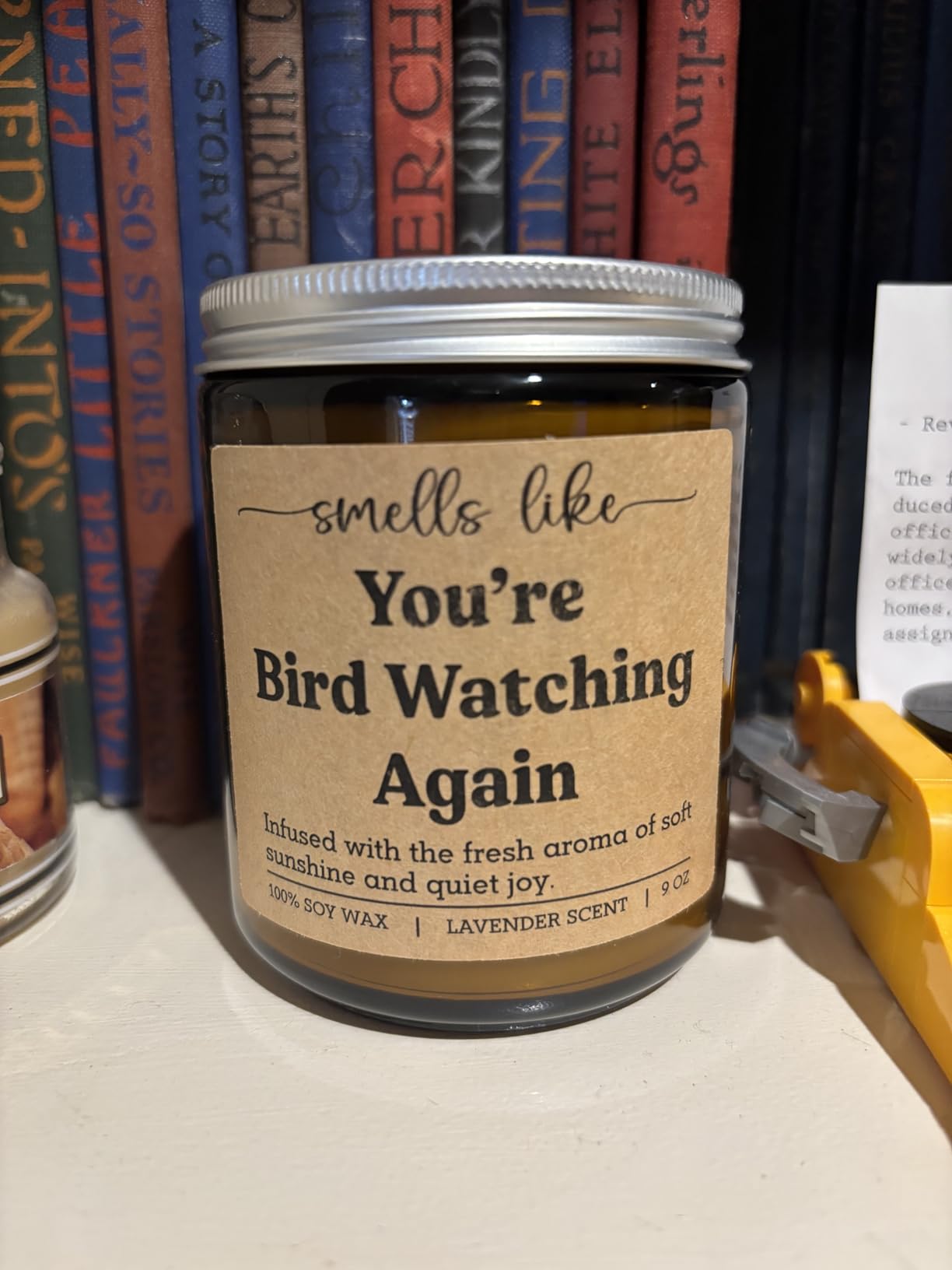 LEADO Bird Candle - Bird Watching Gifts, Birdwatcher Gifts for Women, Men | Birdwatching, Birding Gifts, Funny Christmas, Birthday Presents for Bird Watchers, Birders, Twitchers, Ornithologists customer photo 1