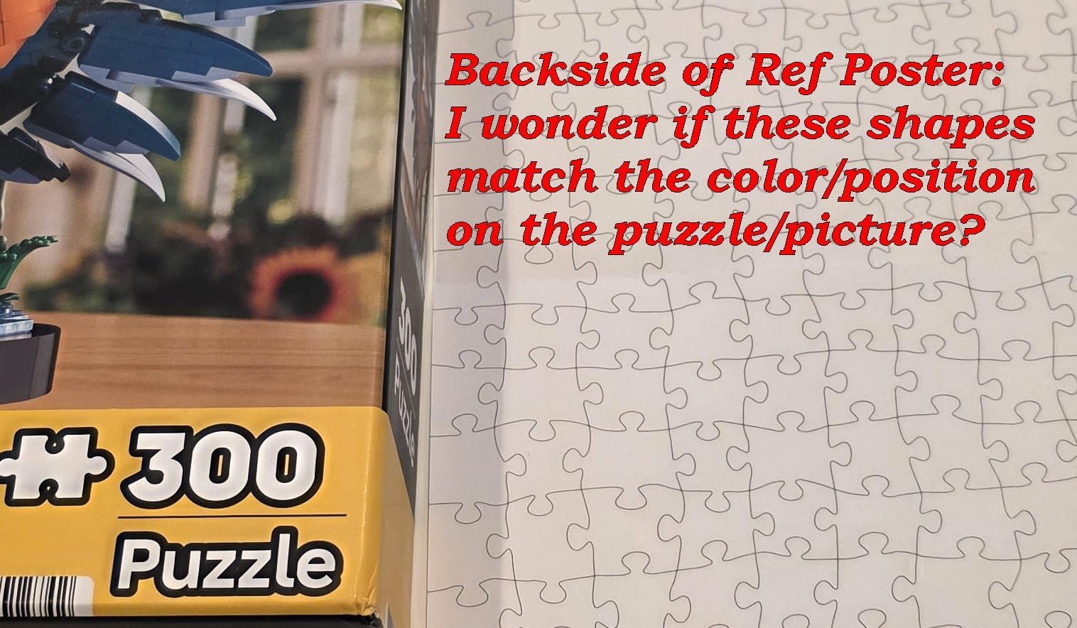 LEGO Icons Oversized Kingfisher Puzzle, 300 Pieces with Poster, Ages 8+ customer photo 1
