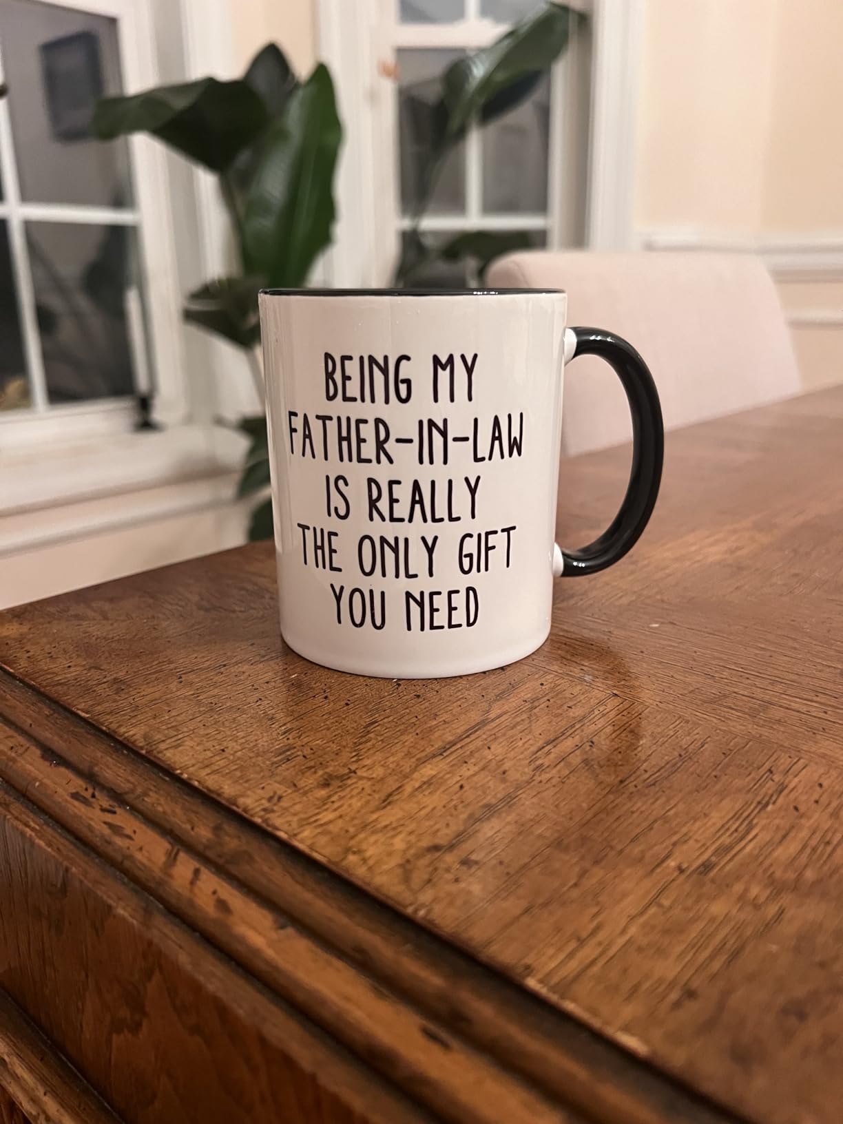 Shqiueos Funny Gifts for Father-in-Law Coffee Mug 11oz | Gag Father-in-Law Christmas Gift, Birthday Gifts, Fathers Day Present from Daughter-in-Law or Son-in-Law Ceramic Cup customer photo 1