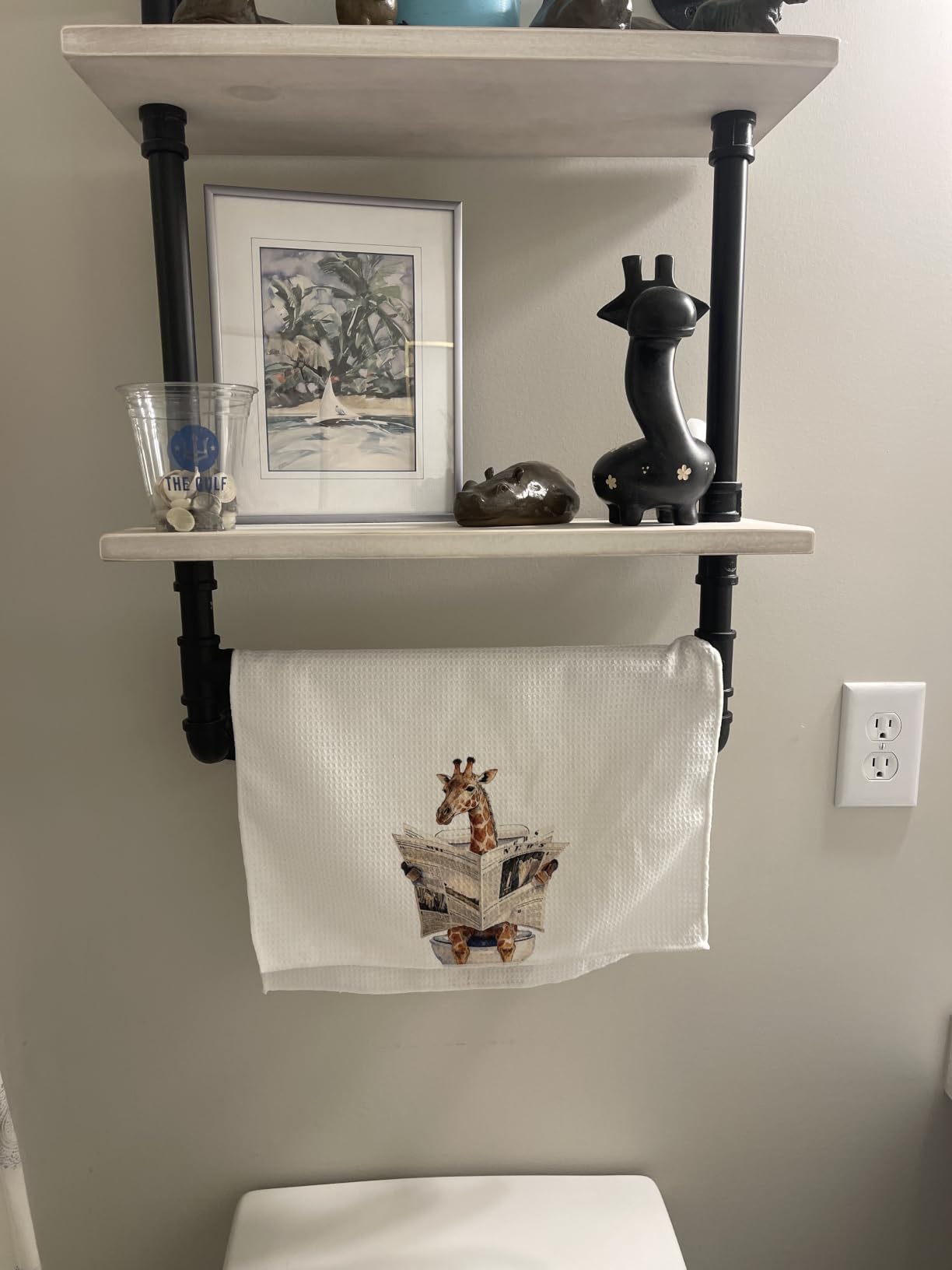 Funny Mallard Duck Hand Towels for Bathroom, Mallard Duck Gifts, Ducks Kitchen Towels, Ducks Lovers Owners Gifts, Farmhouse Animal Decorative Towel for Nursery Bathroom Toilet, 16x24 Inch customer photo 2