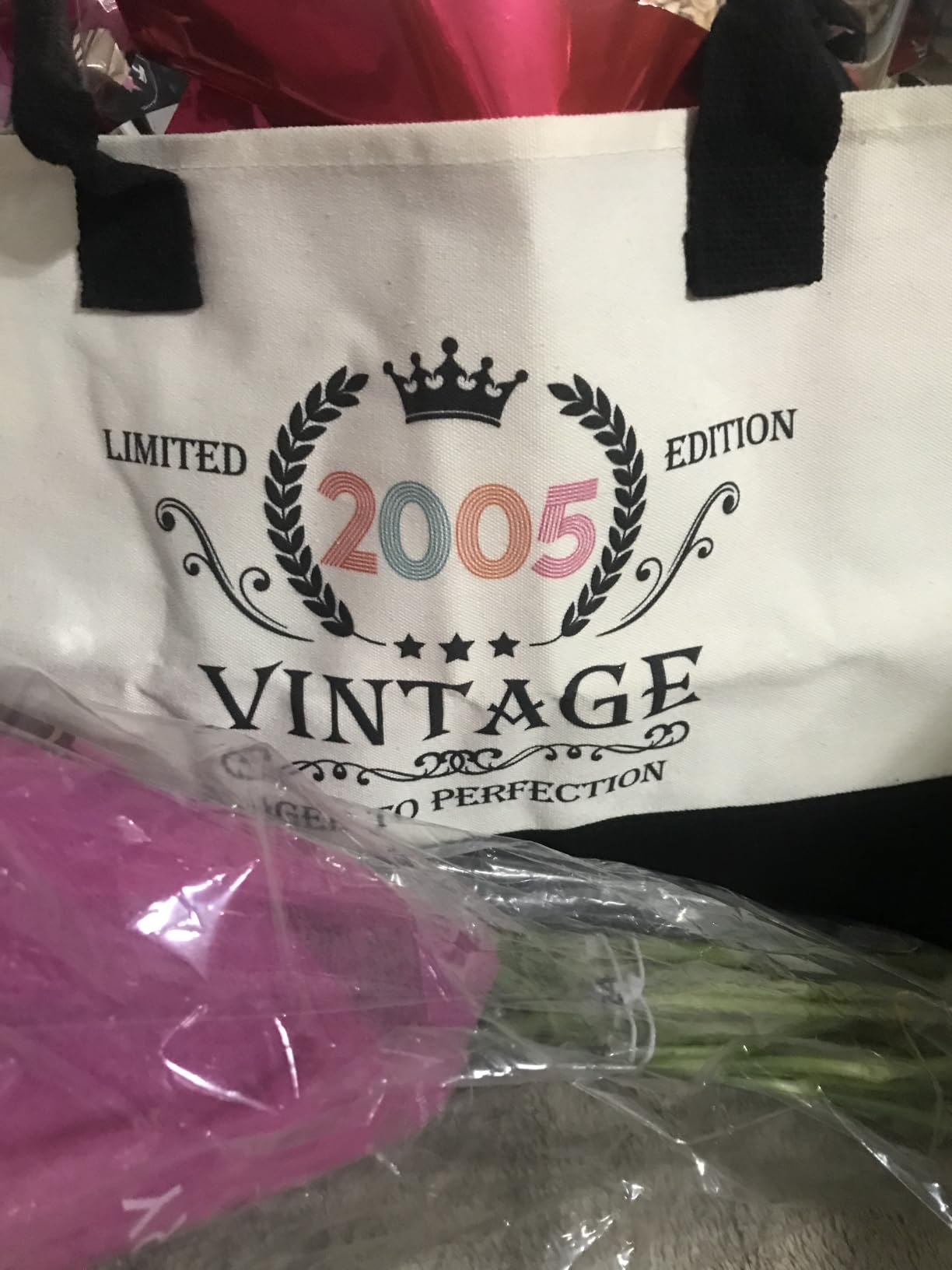 70th Birthday Gifts for Women, Vintage 1956 Happy 70th Birthday Gifts Basket for Women customer photo 2